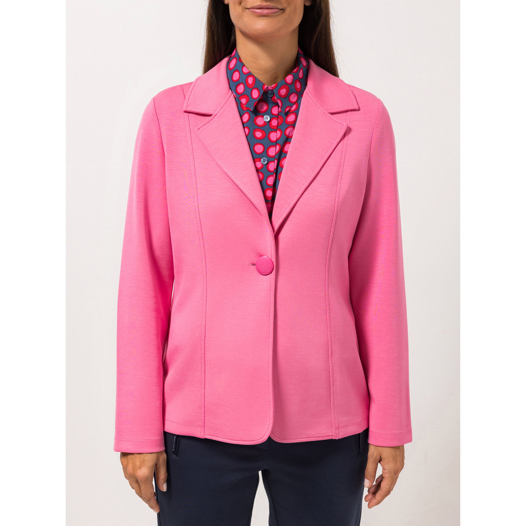 STEFFEN SCHRAUT Blazer Scuba-Optik mit Knopf figurbetont