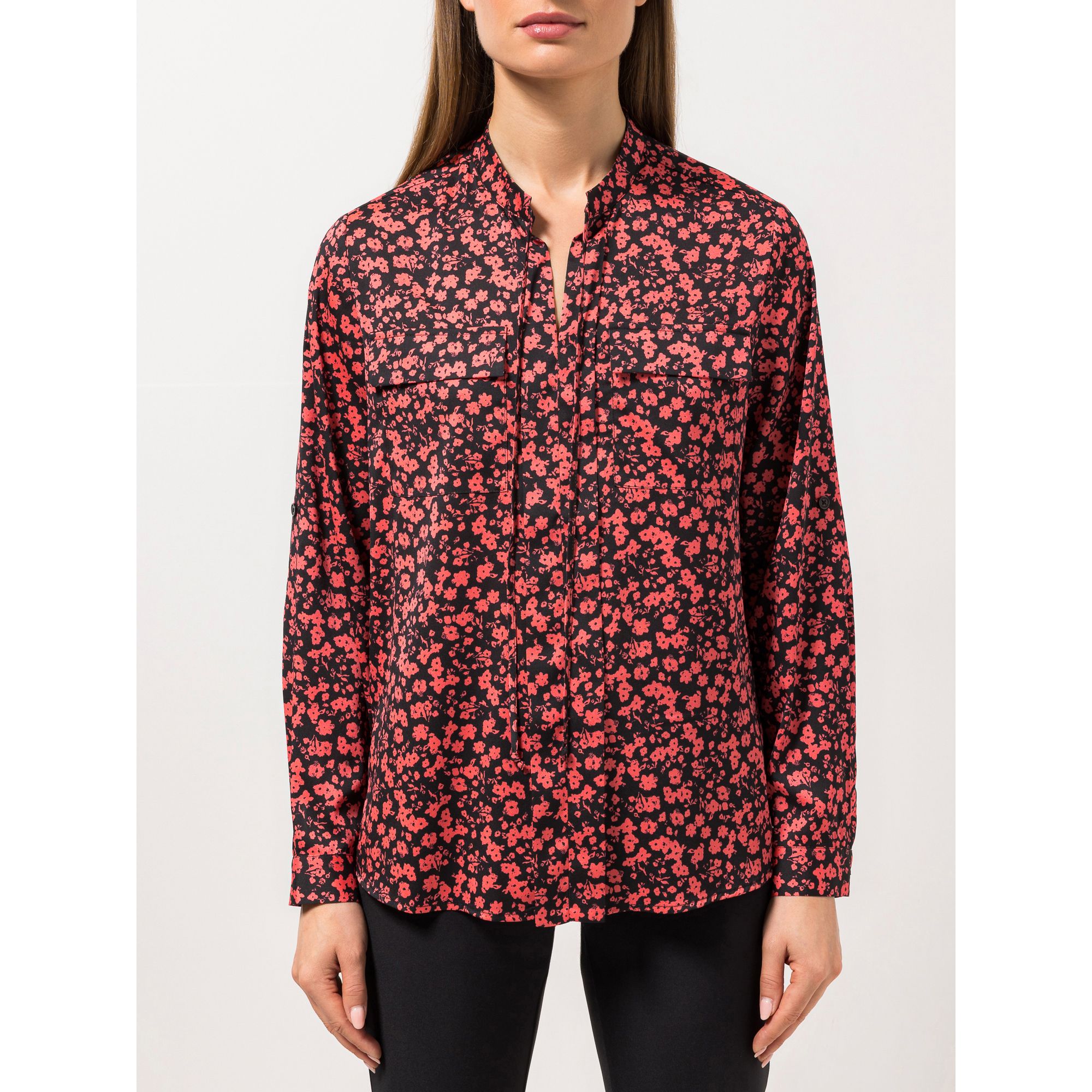 STEFFEN SCHRAUT Bluse Nizza Ärmelriegel Brusttaschen figurumspielend