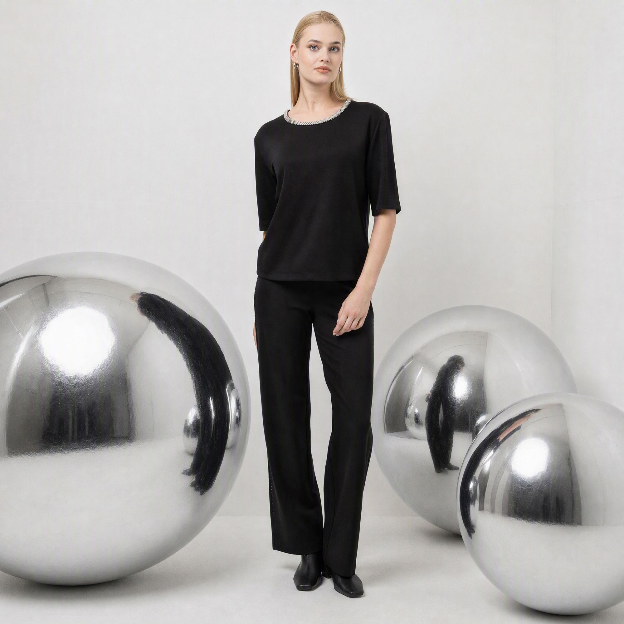 STEFFEN SCHRAUT SELECTION Shirt, 1/2-Arm Rundhalsausschnitt leger weit