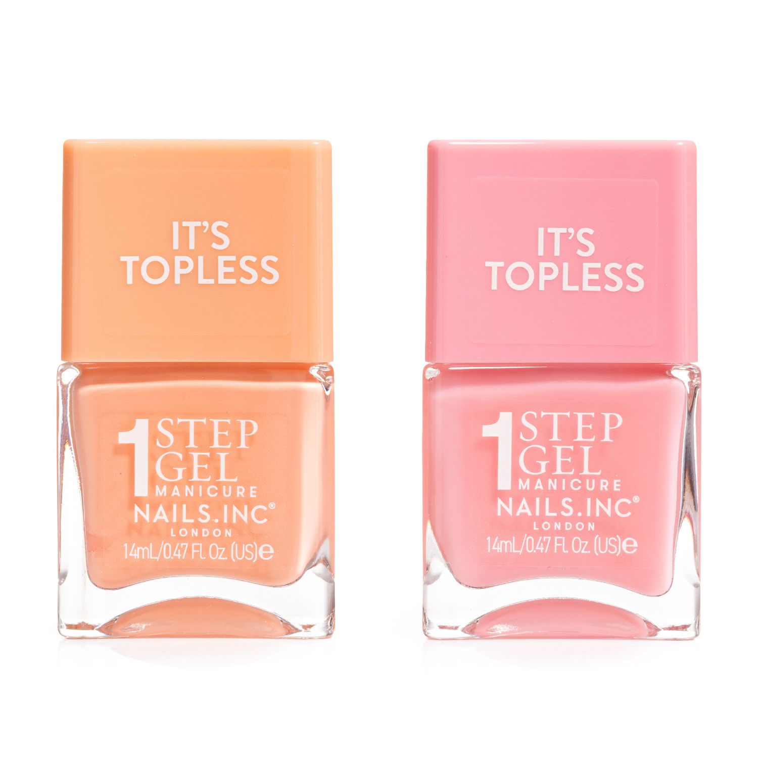 NAILS.INC® It's Topless 1-Step Gel Nagellack-Set 2x14ml