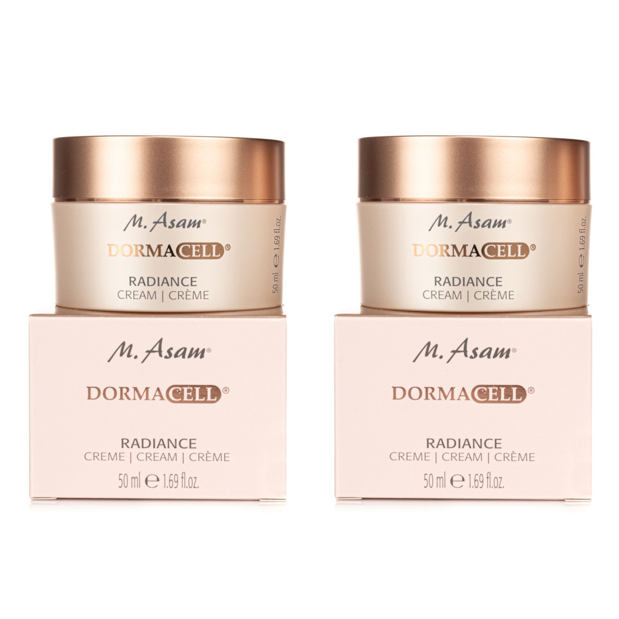 M.ASAM® Dormacell Radiance Cream Duo je 50ml QVC.de