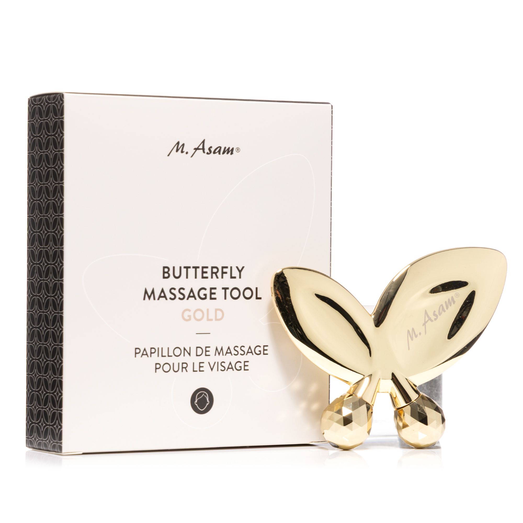 M.ASAM® Butterfly Massage Tool gold