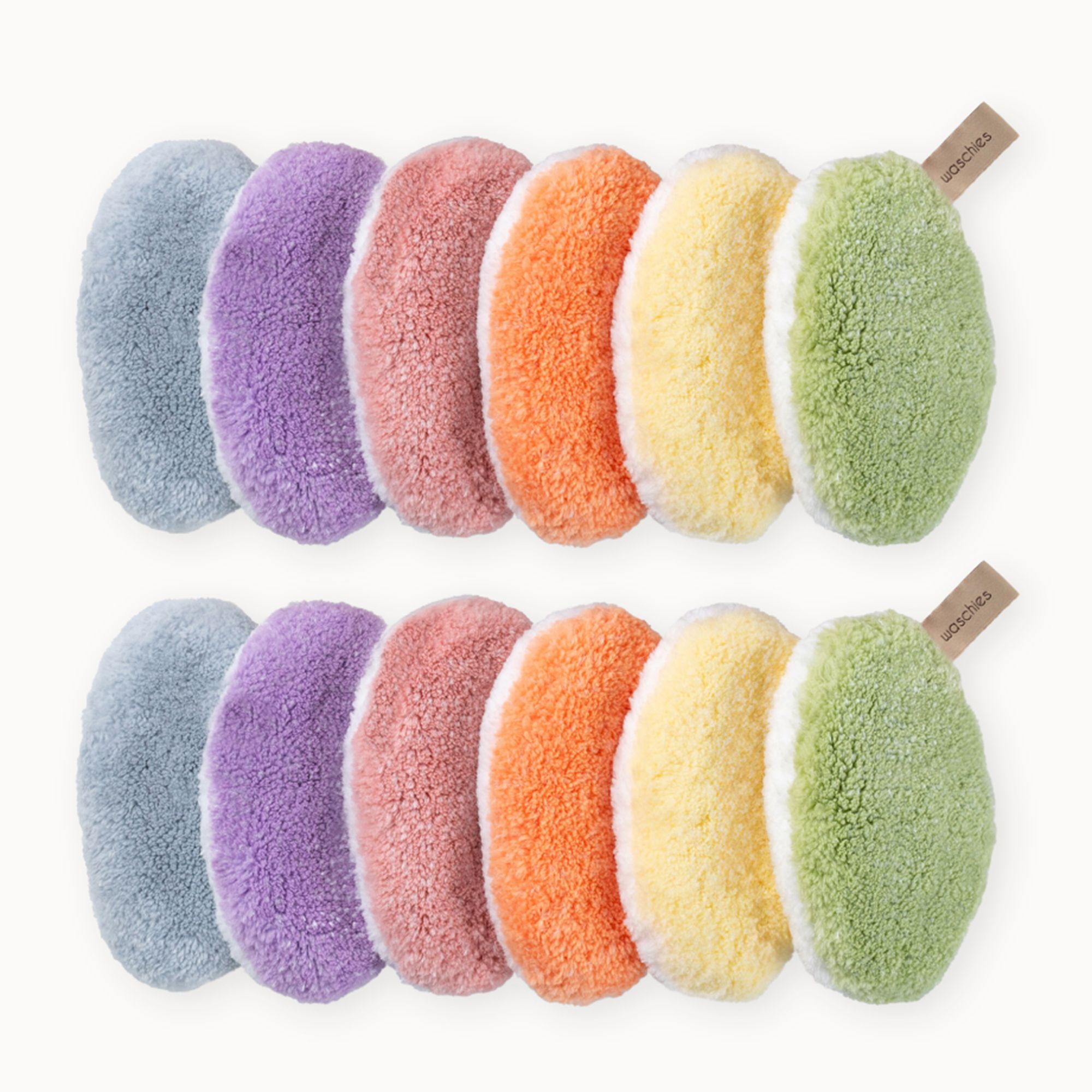 WASCHIES® Colour Edition Abschmink- & Waschpads 2x 6er Set