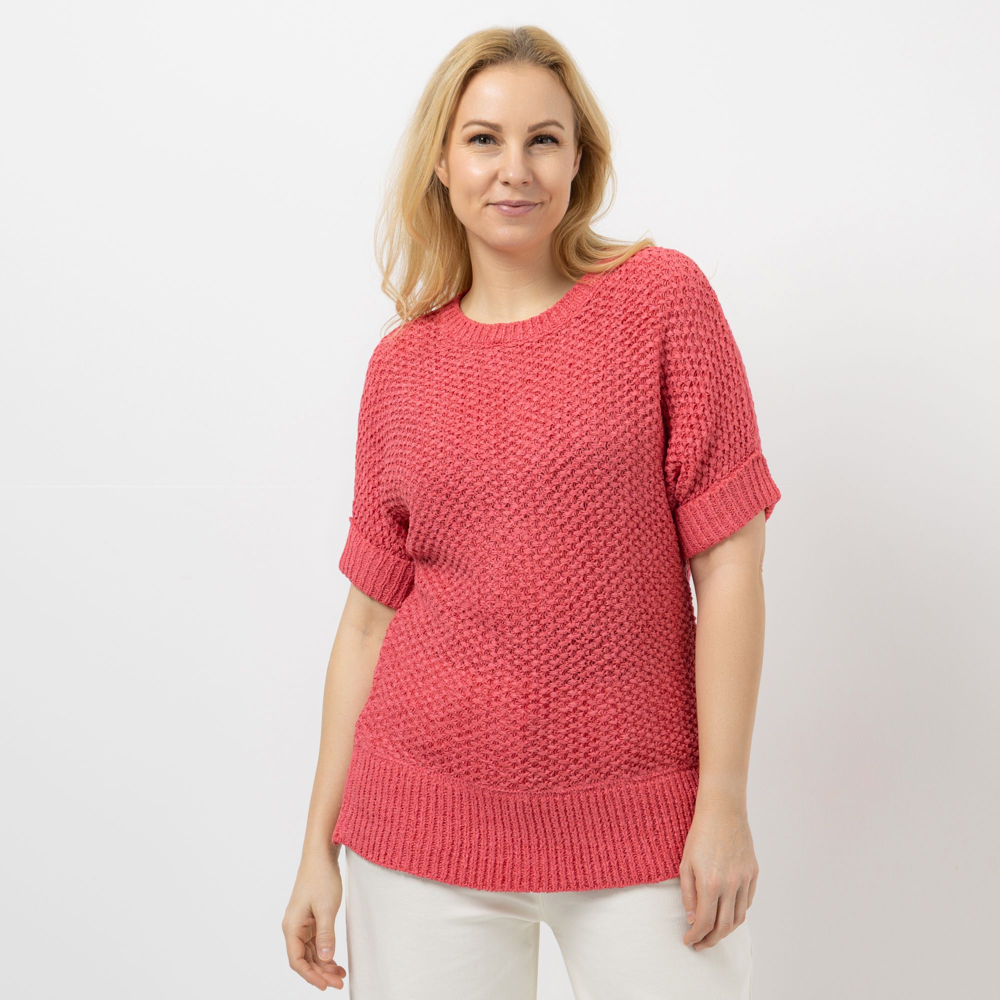 DAWID by Dawid Tomaszewski Pullover, 1/2 Arm Bändchengarn figurumspielend