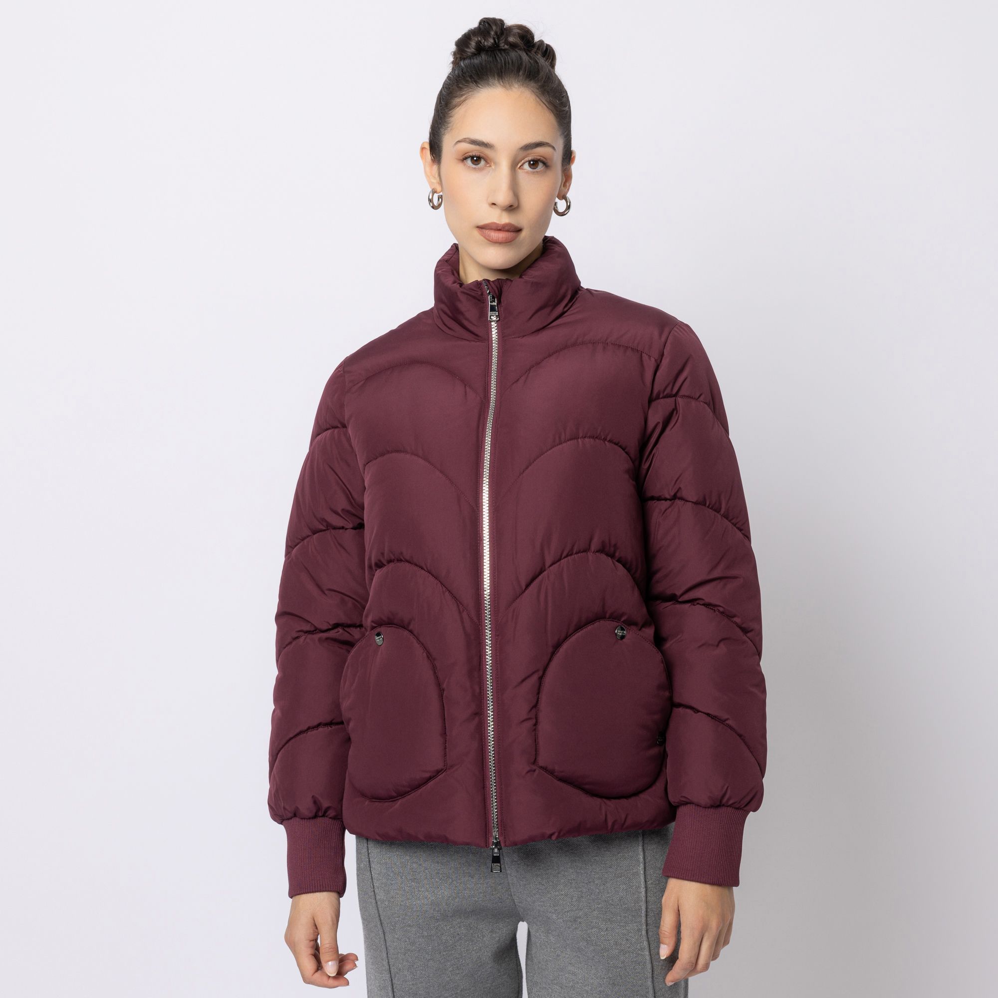 STEFFEN SCHRAUT Steppjacke, Langarm modisches Steppbild aufgesetzte Taschen figurumspielend