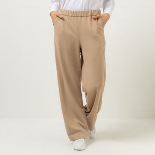 ANNA VON GRIESHEIM Hose, 1/1-Länge Rundumdehnbund Eingrifftaschen weites Bein