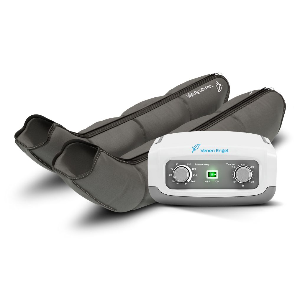 VENEN ENGEL 4 Gleitwellenmassage Gerät mit 4-Kammern Beinmanschette