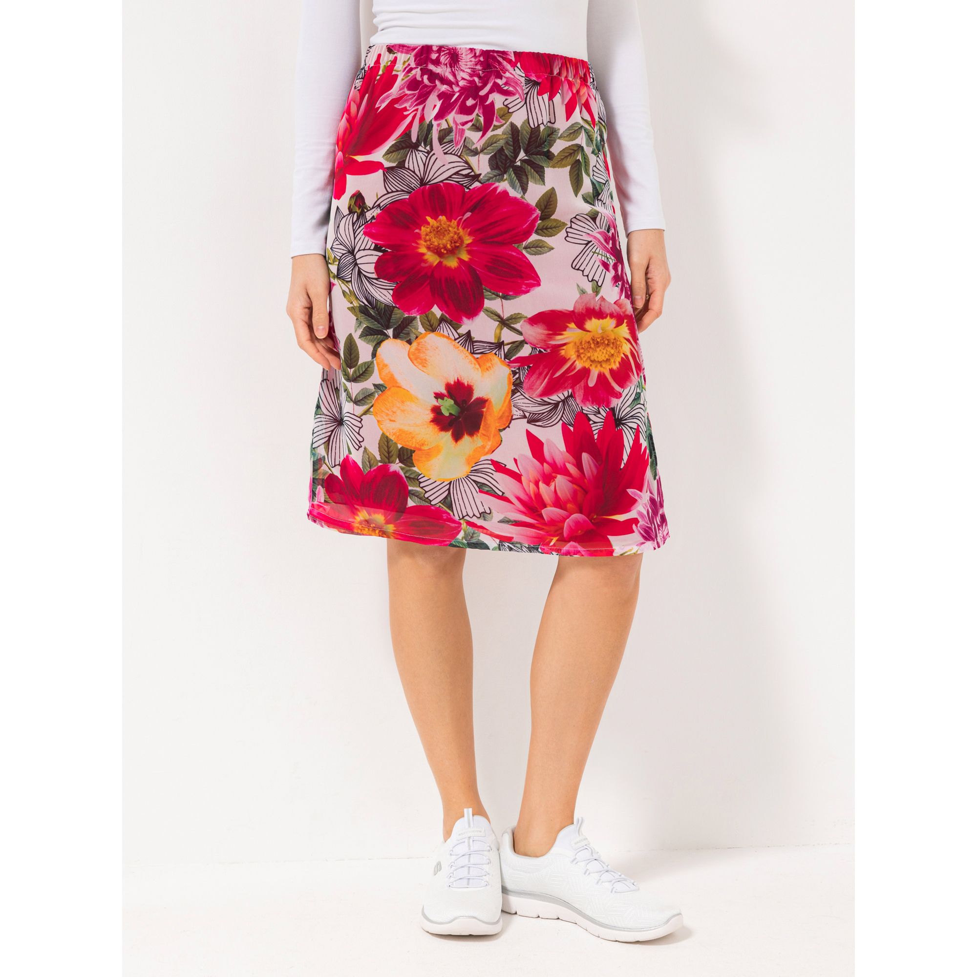 SOULS BY EYWASOULS® Rock, kniebedeckend Rundumdehnbund leichte A-Linie