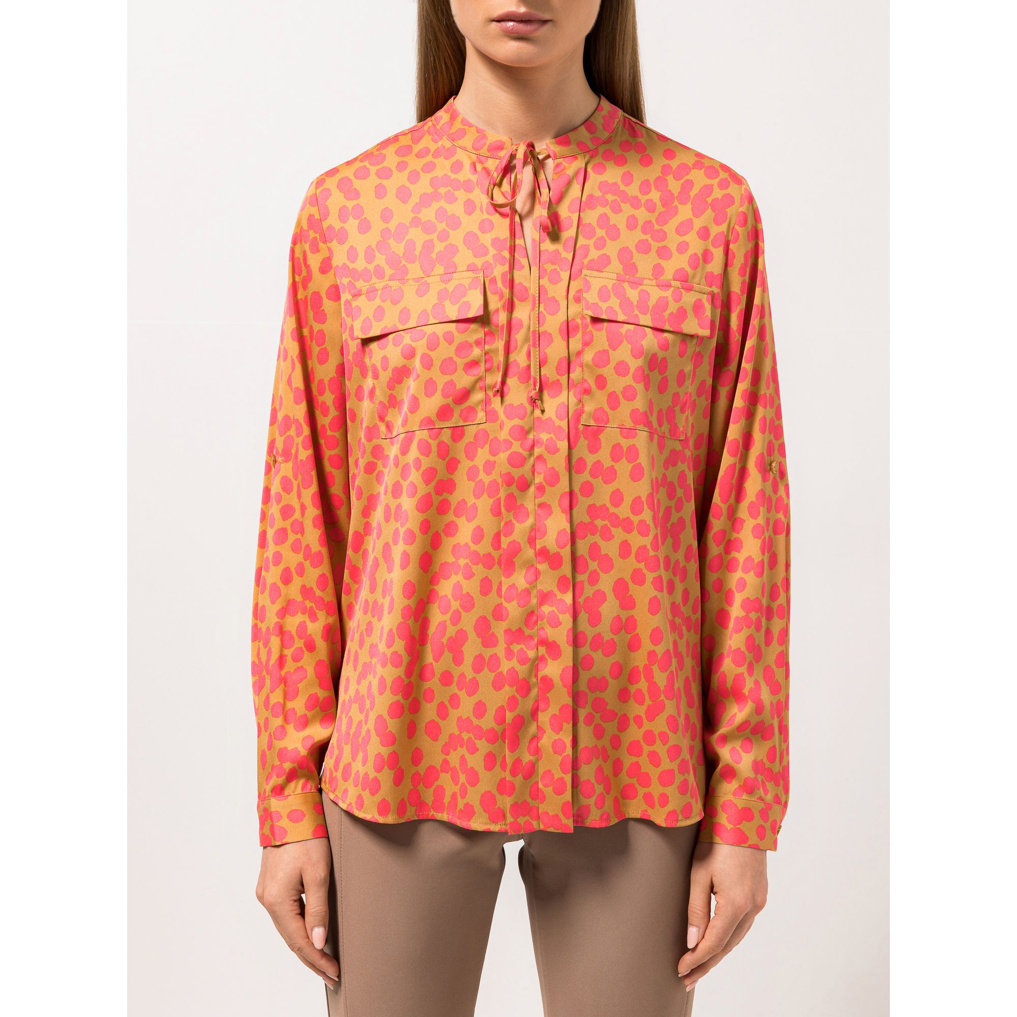 STEFFEN SCHRAUT Bluse Nizza Zierausschnitt Ärmelriegel figurumspielend