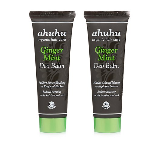 ahuhu organic hair care Ginger Mint Deo Balm Duo je 50ml