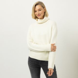 ANNA VON GRIESHEIM Pullover Grobstrick Rollkragen oversized