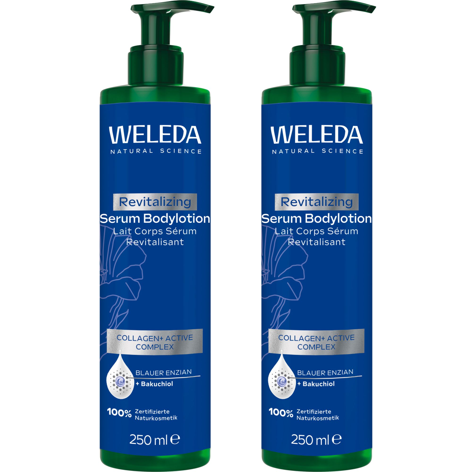 WELEDA Blauer Enzian Revitalizing Serum Bodylotion 2x250ml