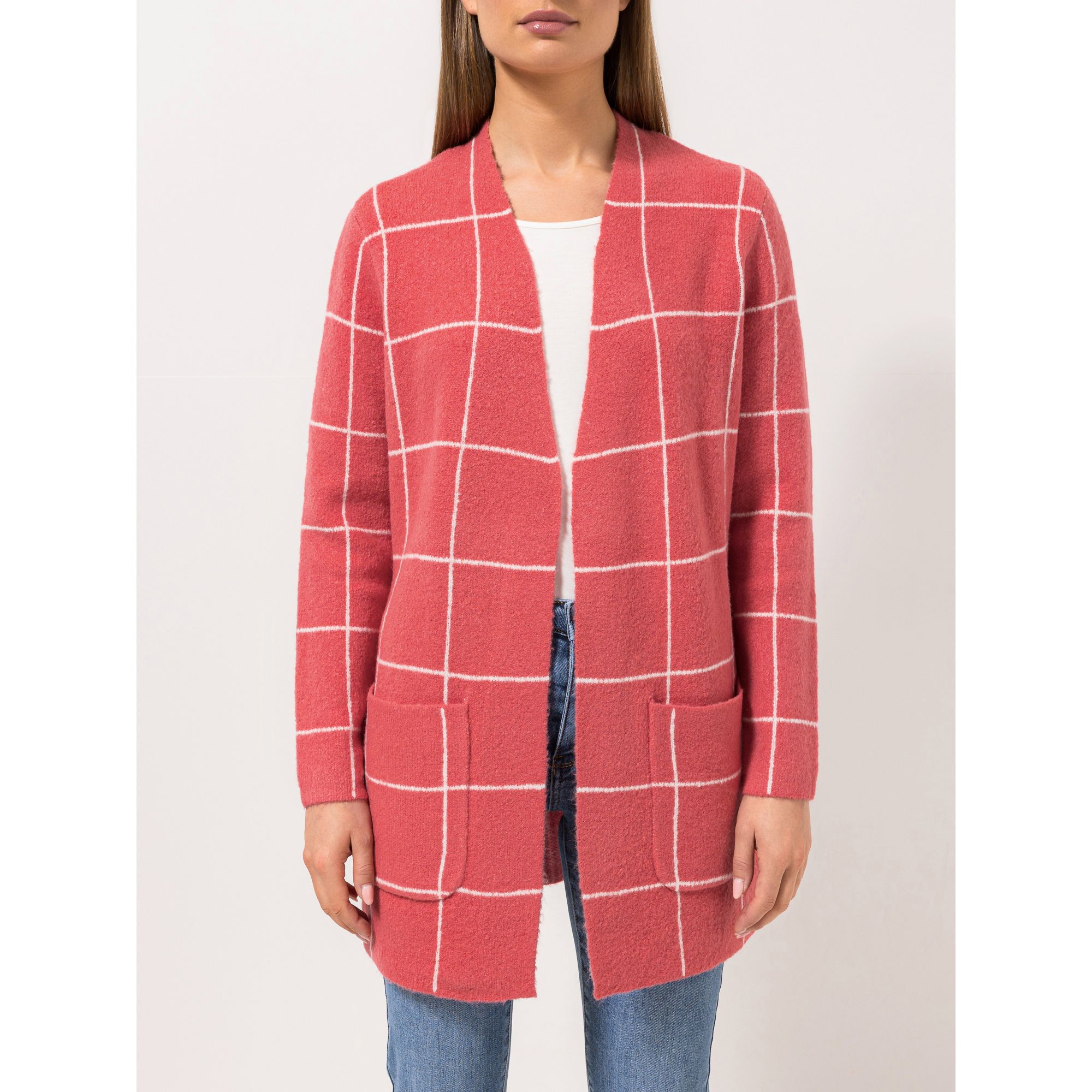 STEFFEN SCHRAUT Longcardigan Oslo 1/1-Arm Jacquardstrick leger weit