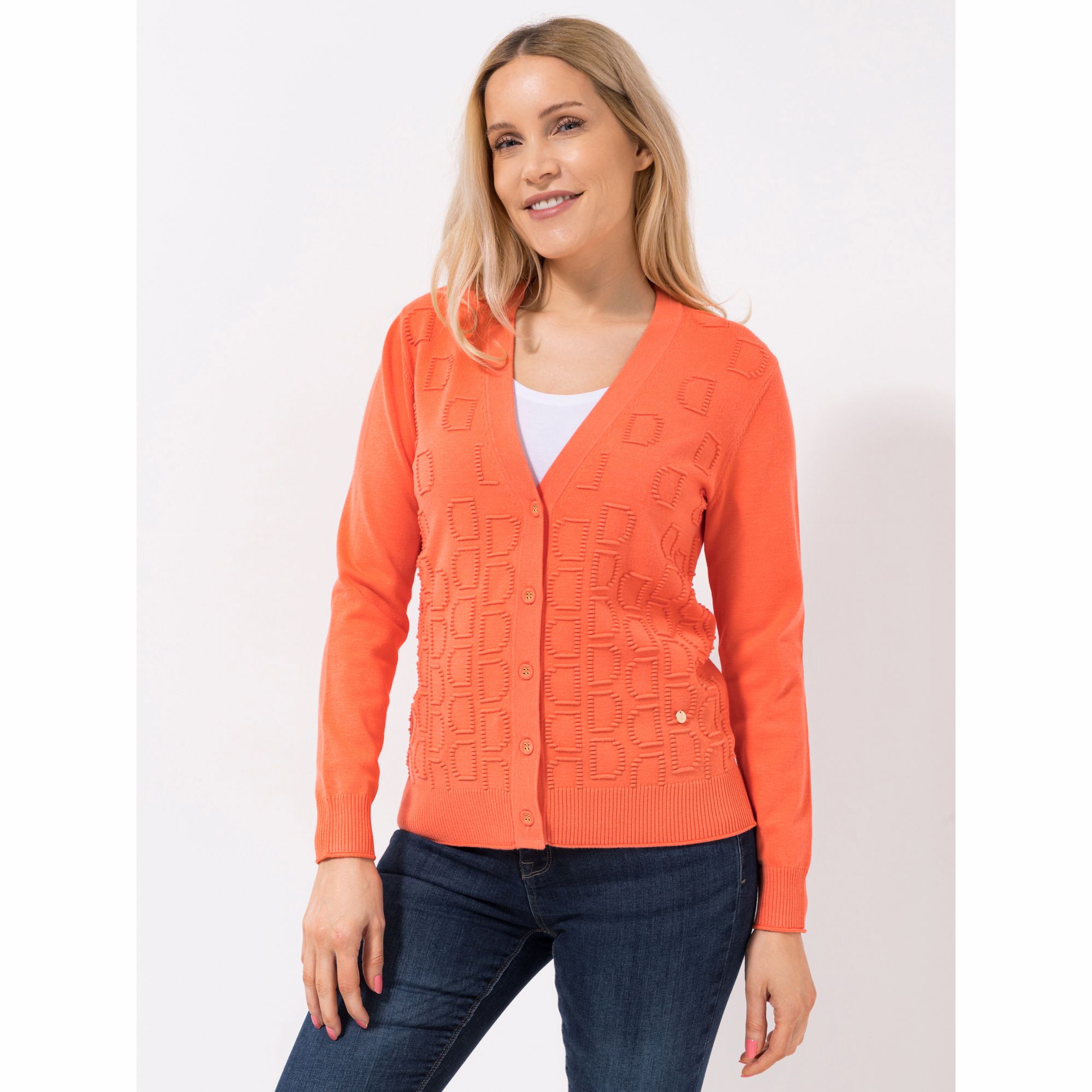 DAWID by Dawid Tomaszewski Cardigan, 1/1-Arm V-Ausschnitt figurumspielend