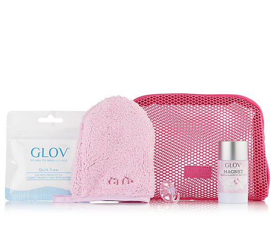 GLOV® Reise-Set alle Haut- typen mit Cleanser, Gesichtsreinigungs- tuch und Fingerling