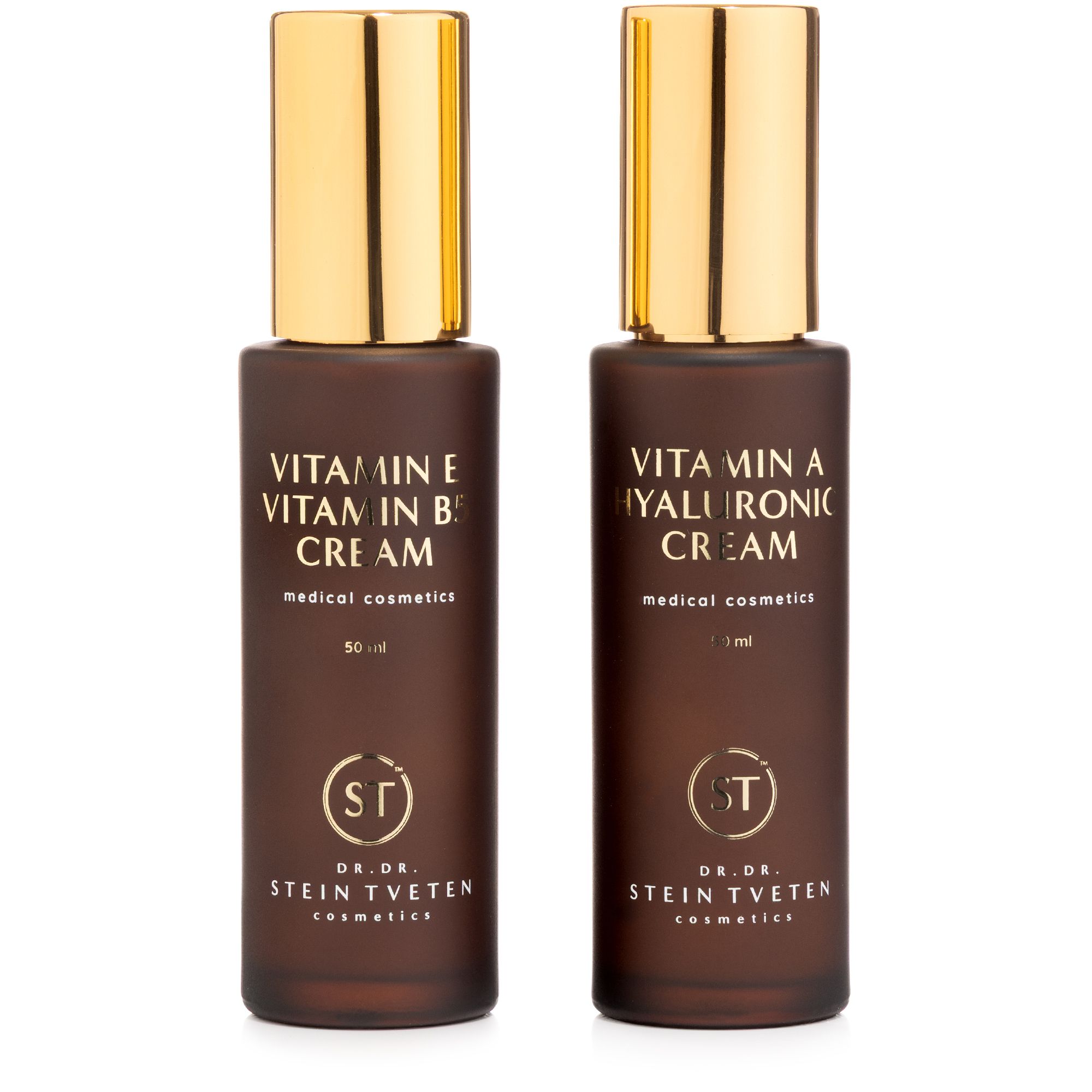 DR. DR. STEIN TVETEN medical cosmetics Vitamin A & Hyaluron + Vitamin E & B5 Creme 2x 50ml