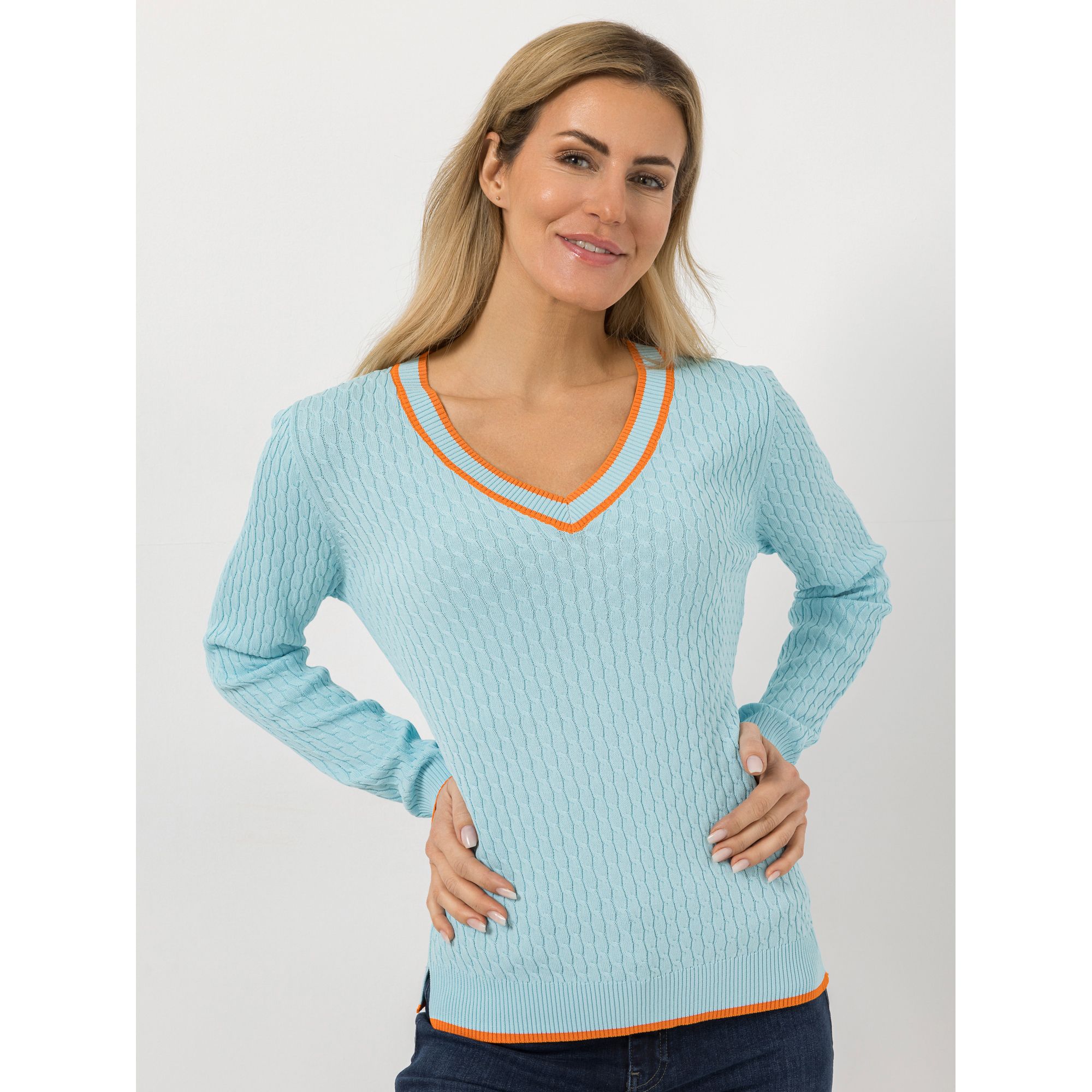 DAWID by Dawid Tomaszewski Pullover, Langarm Zopfstrickmuster figurumspielend