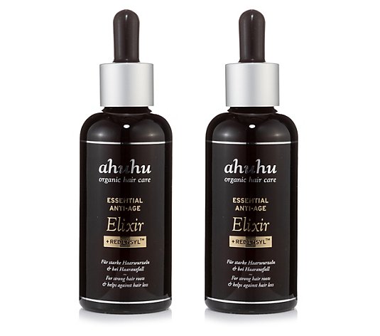 ahuhu organic hair care Essential Anti Age Elixier mit Redensyl™ 2x 100ml