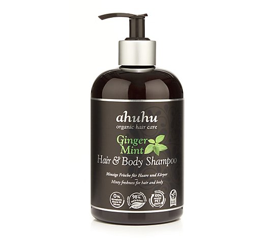ahuhu organic hair care Ginger Mint Hair& Body Shampoo 500ml