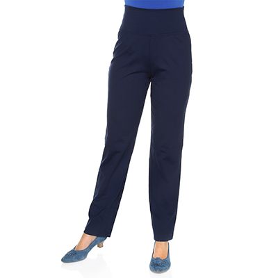 KIM & CO. Mailand-Jersey Hose,breiter Bund Normal- & Kurzgröße