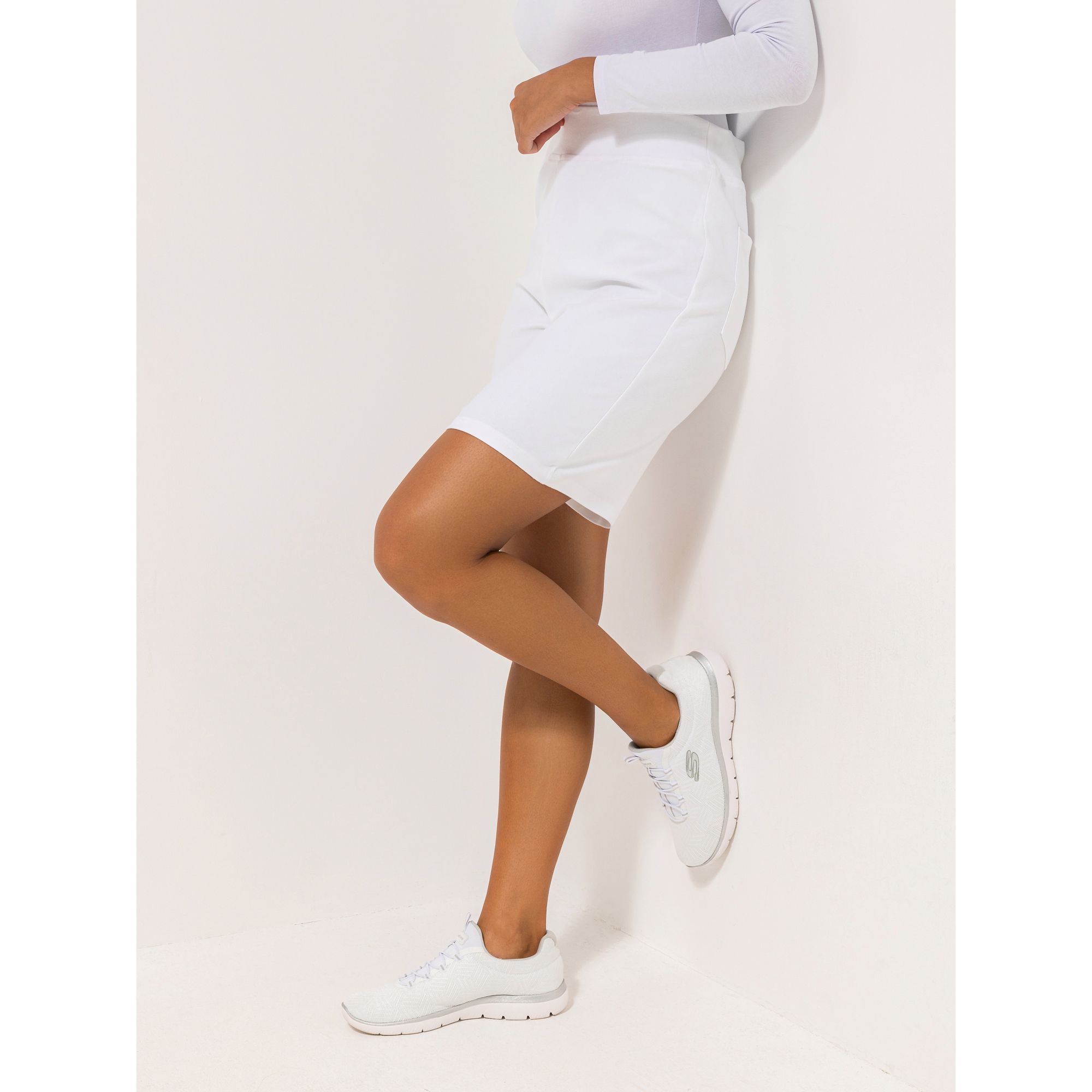 KIM & CO. Shorts Denim Jersey 2 Gesäßtaschen figurumspielend