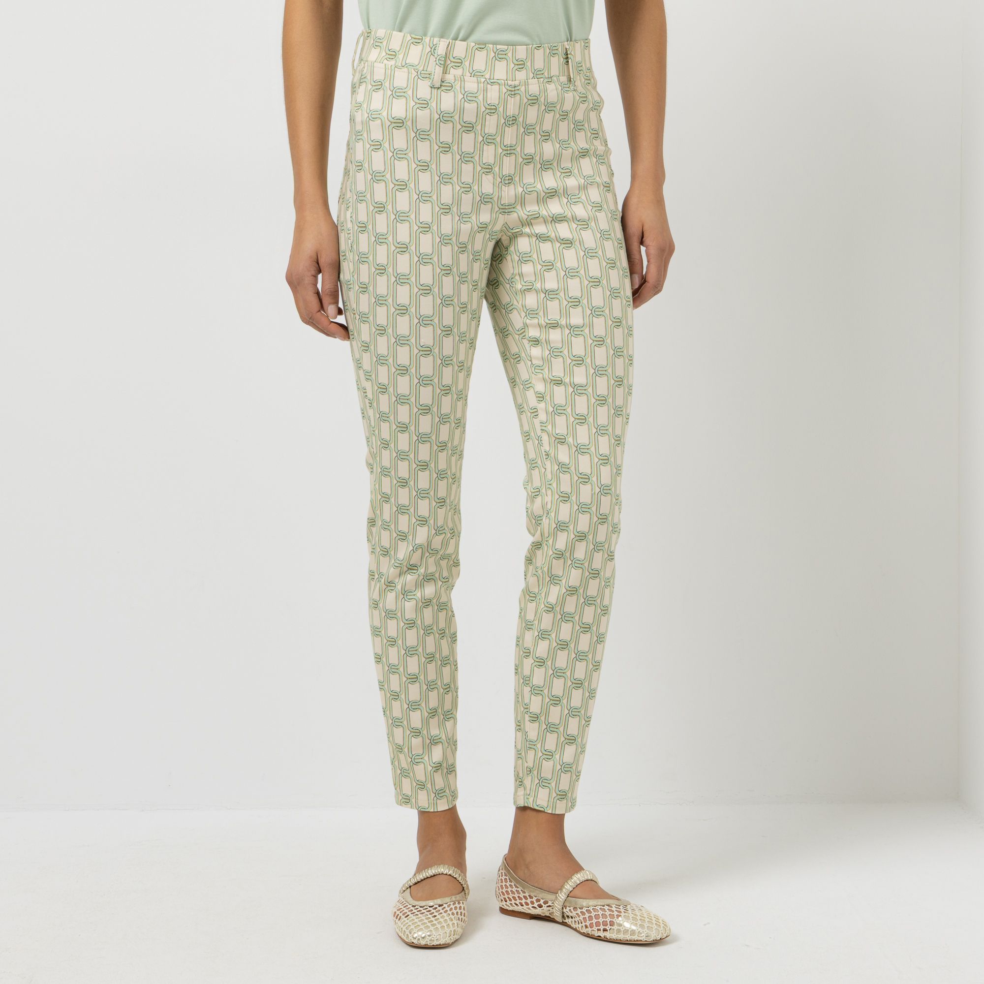 STEFFEN SCHRAUT Jeggings, knöchellang Rundumdehnbund Gürtelschlaufen sehr schmales Bein