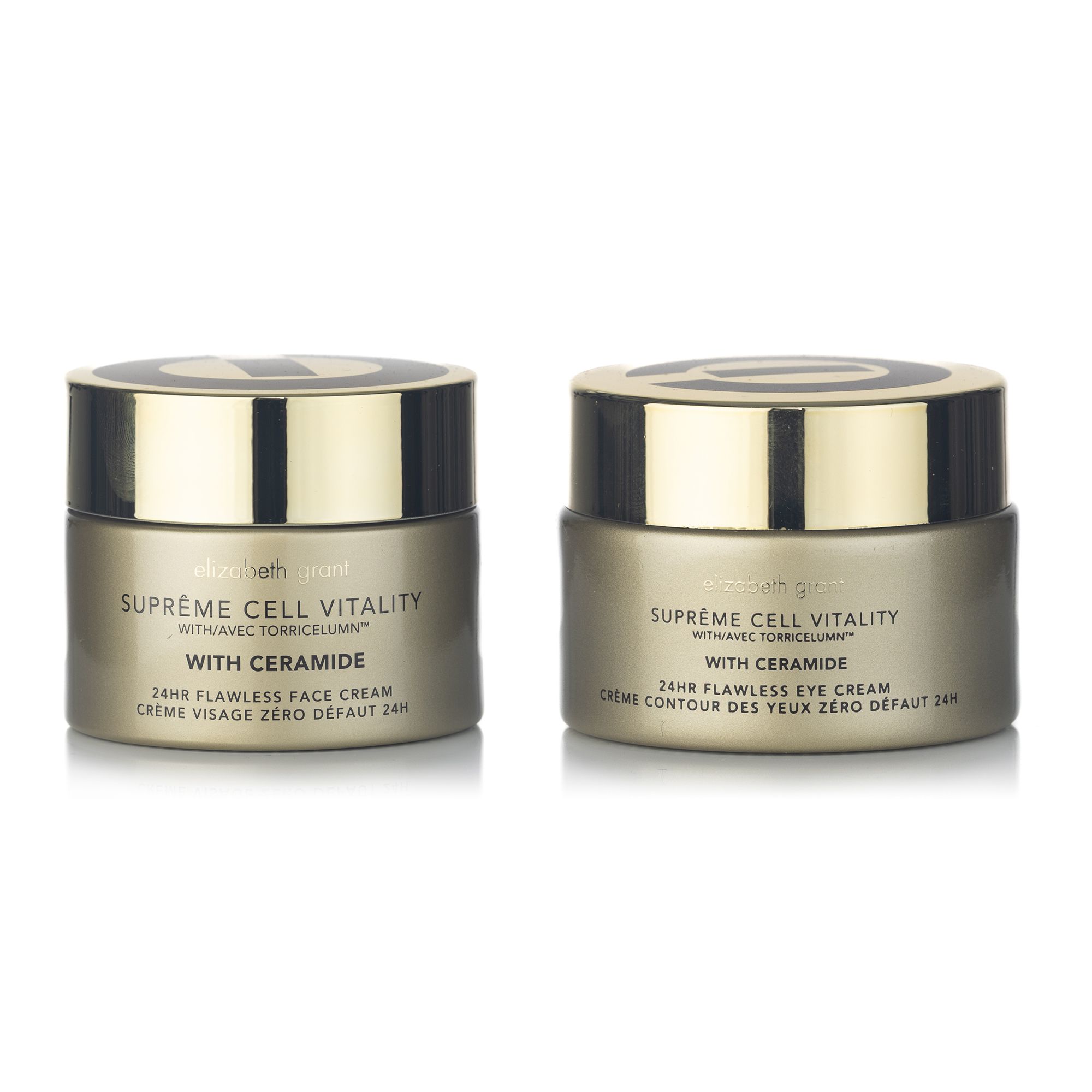 ELIZABETH GRANT Supreme Cell Vitality 24H Cream 100ml, Eyecream 30ml, Ceramide Drops 30ml