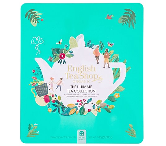ENGLISH TEA SHOP Bio Ultimate Tea Collection 72 Teebeutel in 9 Geschmacksrichtungen