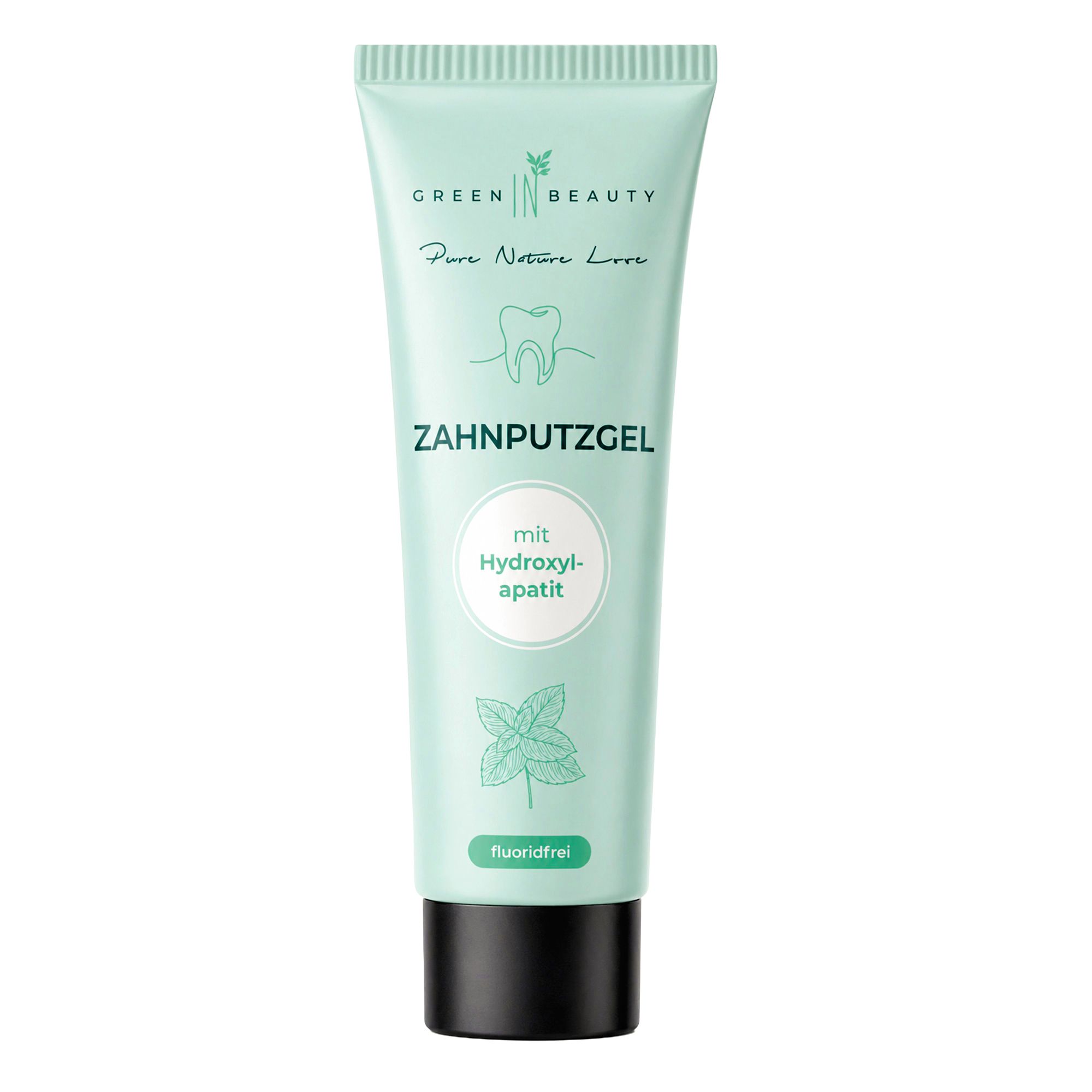 GREEN IN BEAUTY Zahnputzgel für Zahnschmelz & bei schmerzempfindlichen Zähnen, 85 g