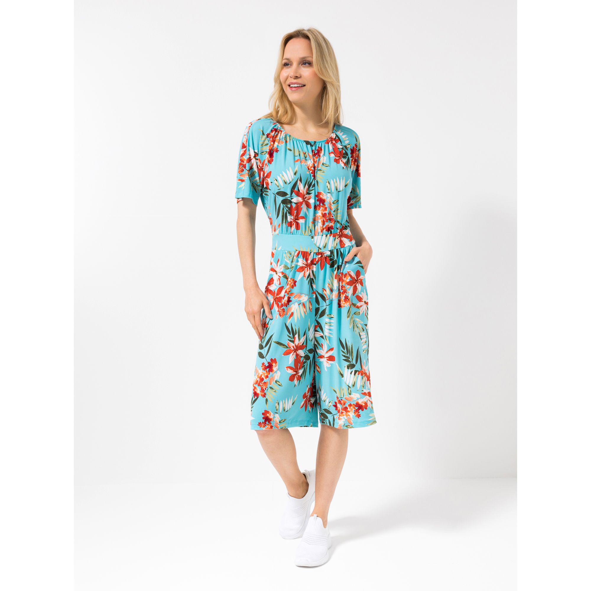 KIM & CO. Jumpsuit Brazil Knit Jersey 2 Seitentaschen figurumspielend