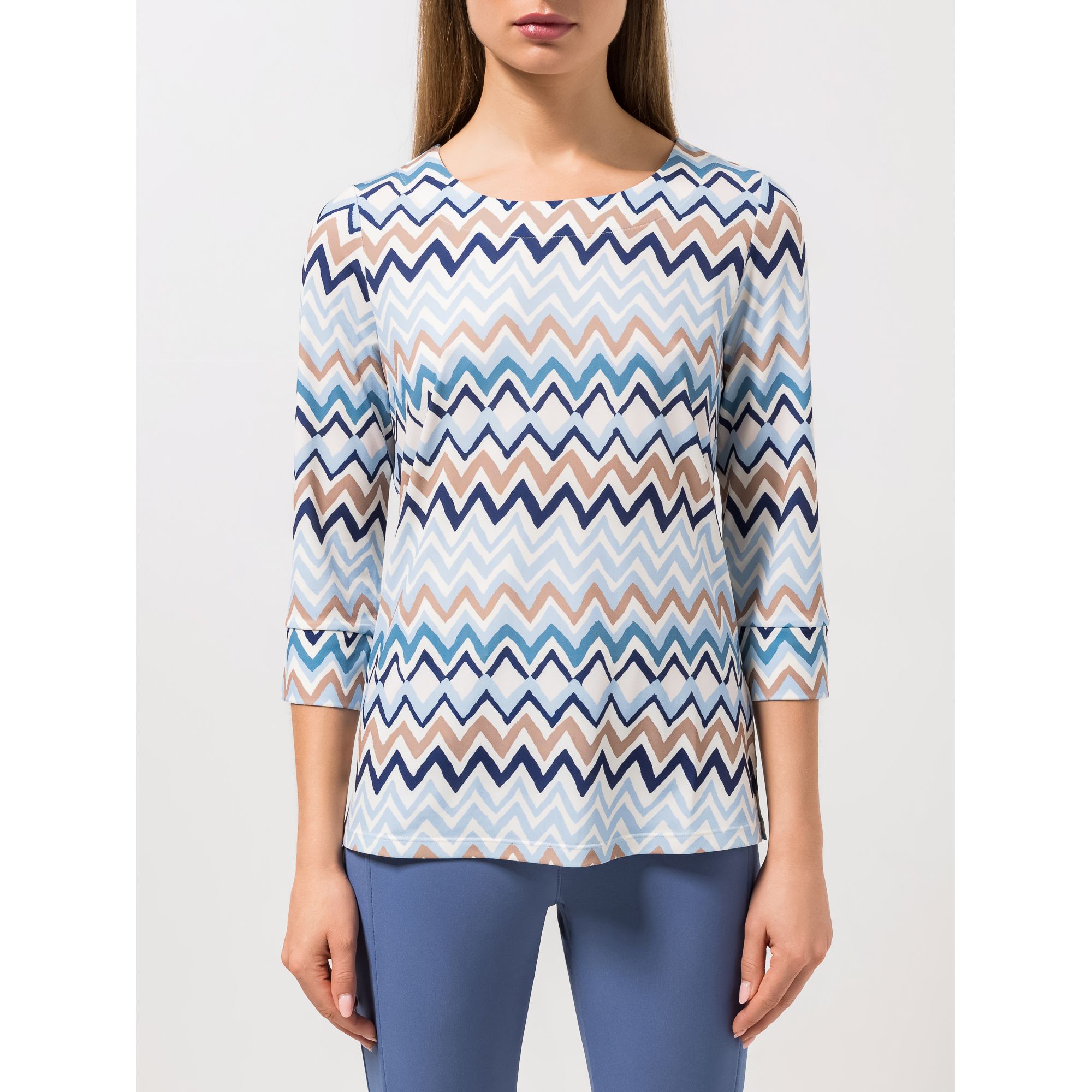 STEFFEN SCHRAUT Shirt Lissabon 3/4-Arm Rundhalsausschnitt figurumspielend