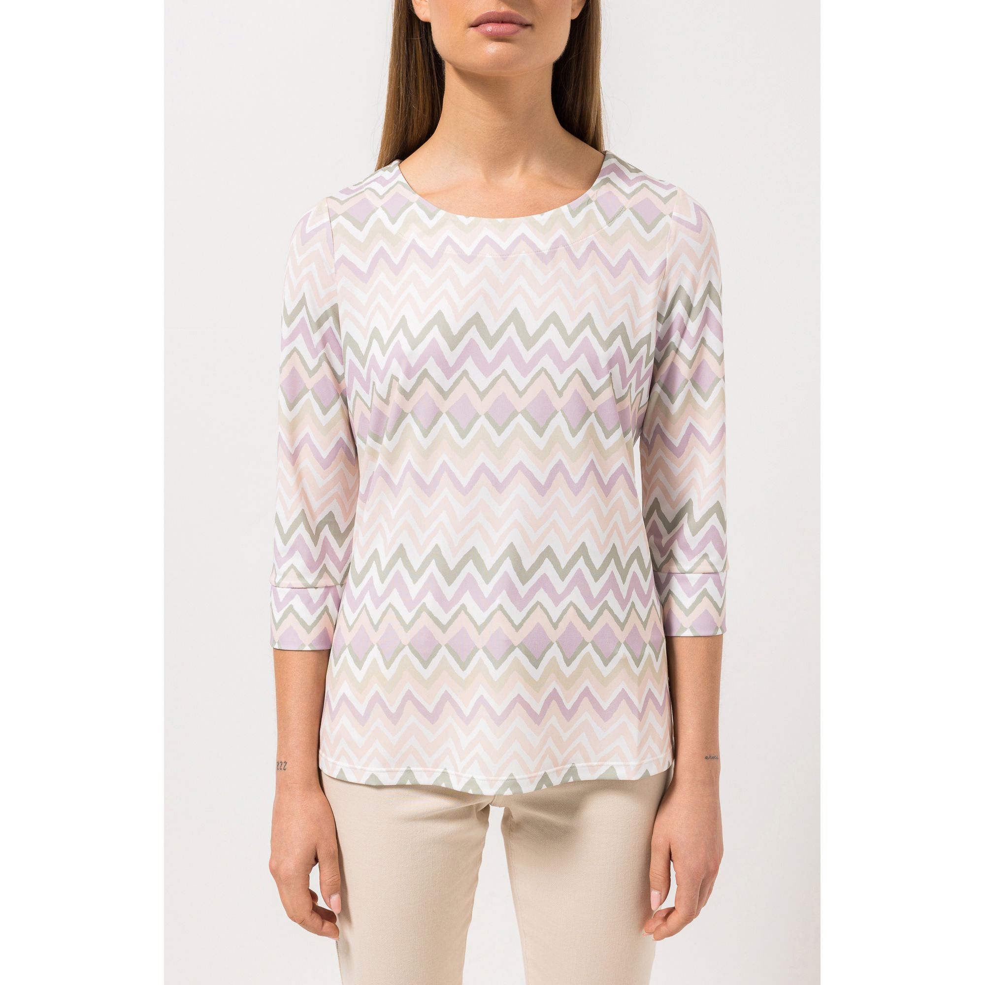 STEFFEN SCHRAUT Shirt Lissabon 3/4-Arm Rundhalsausschnitt figurumspielend