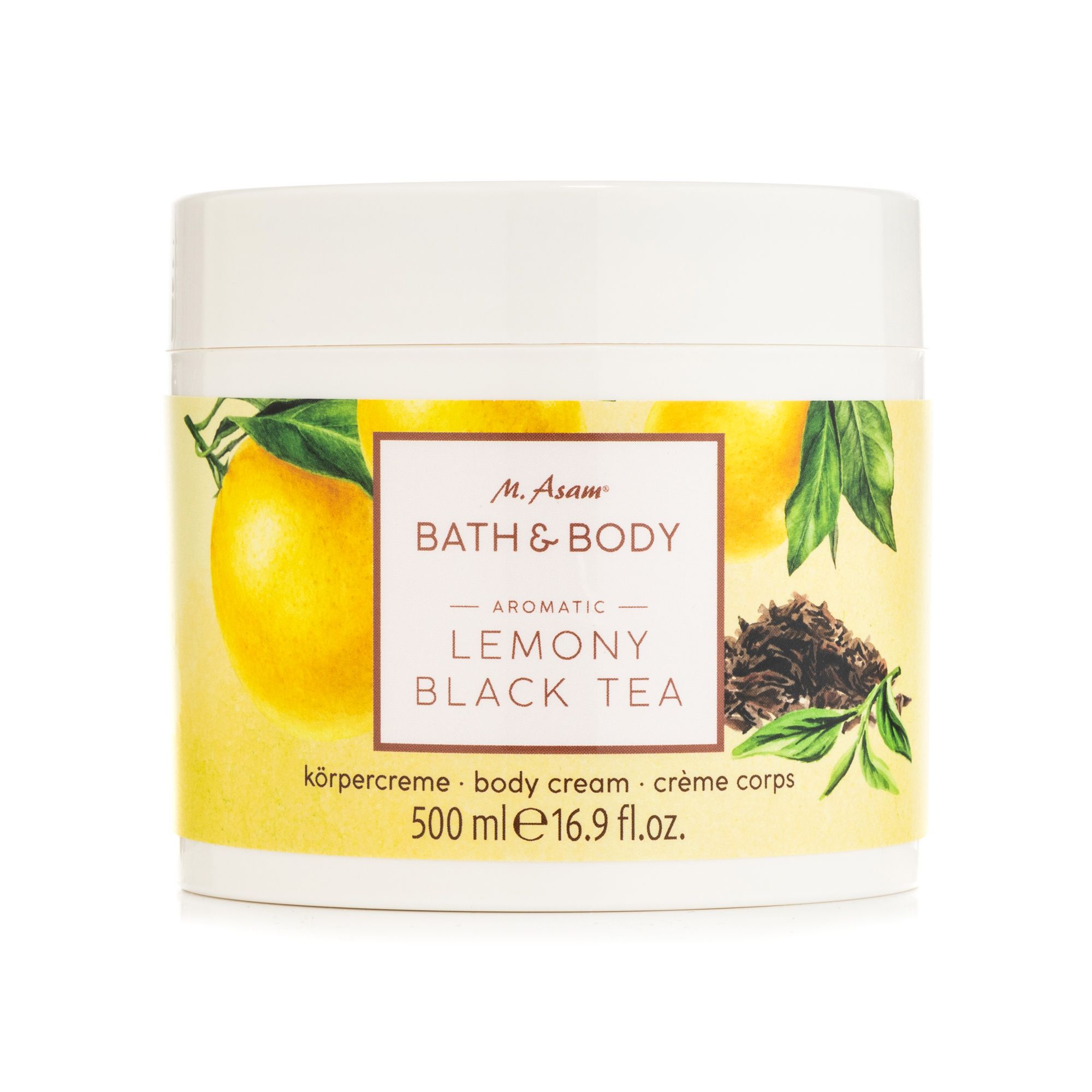 M.ASAM® Lemony Black Tea Körpercreme 500ml