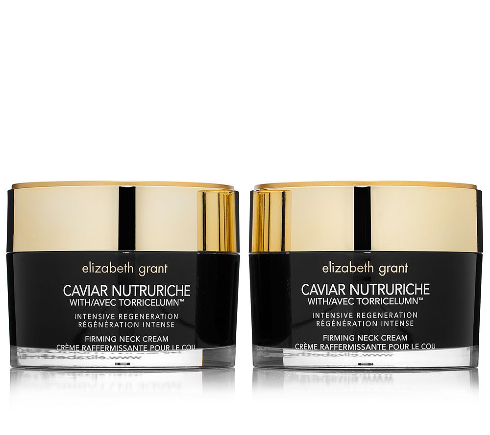 ELIZABETH GRANT CAVIAR Neck Cream Duo je 100ml QVC.de