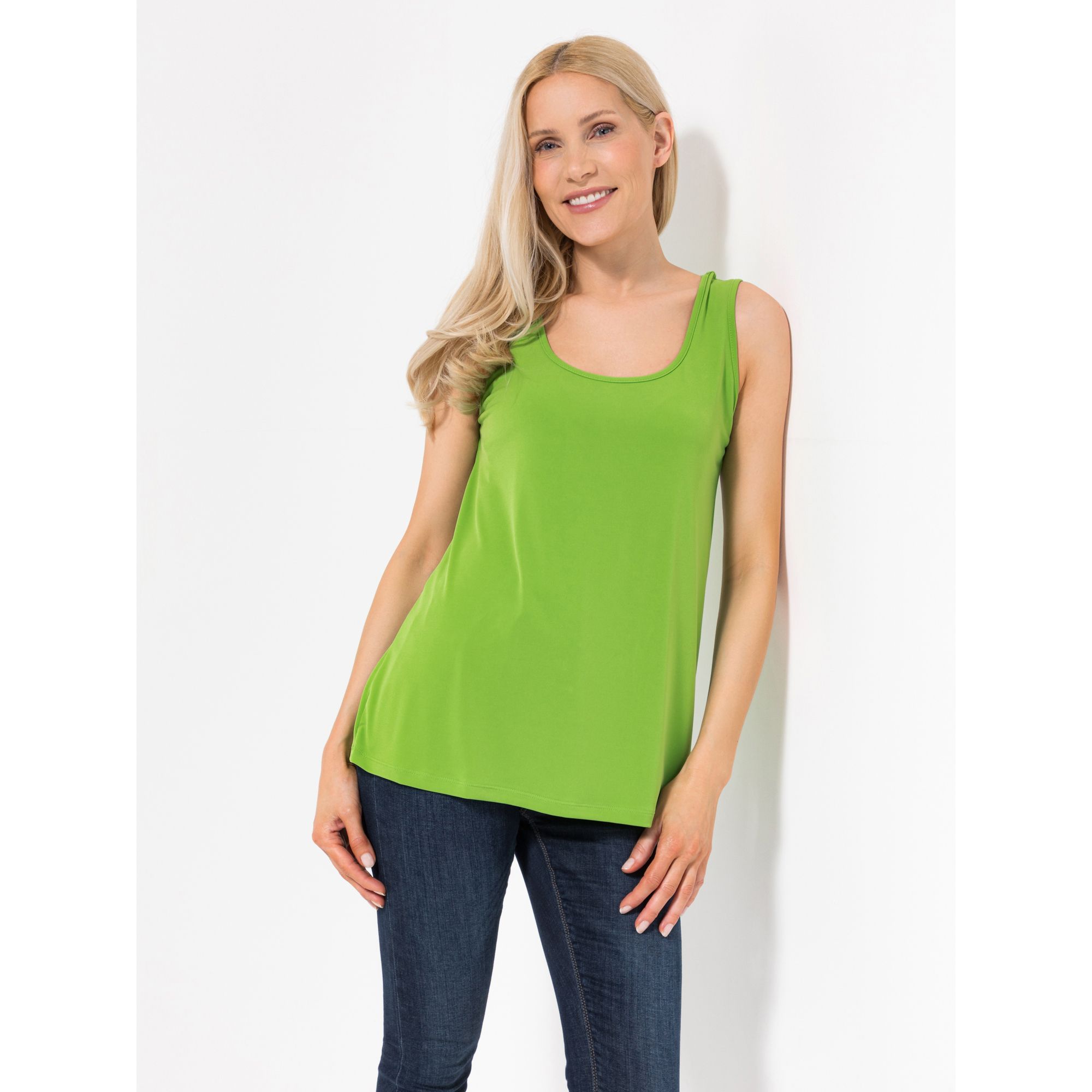 KIM & CO. Top Brazil Knit Jersey Rundhalsausschnitt figurumspielend