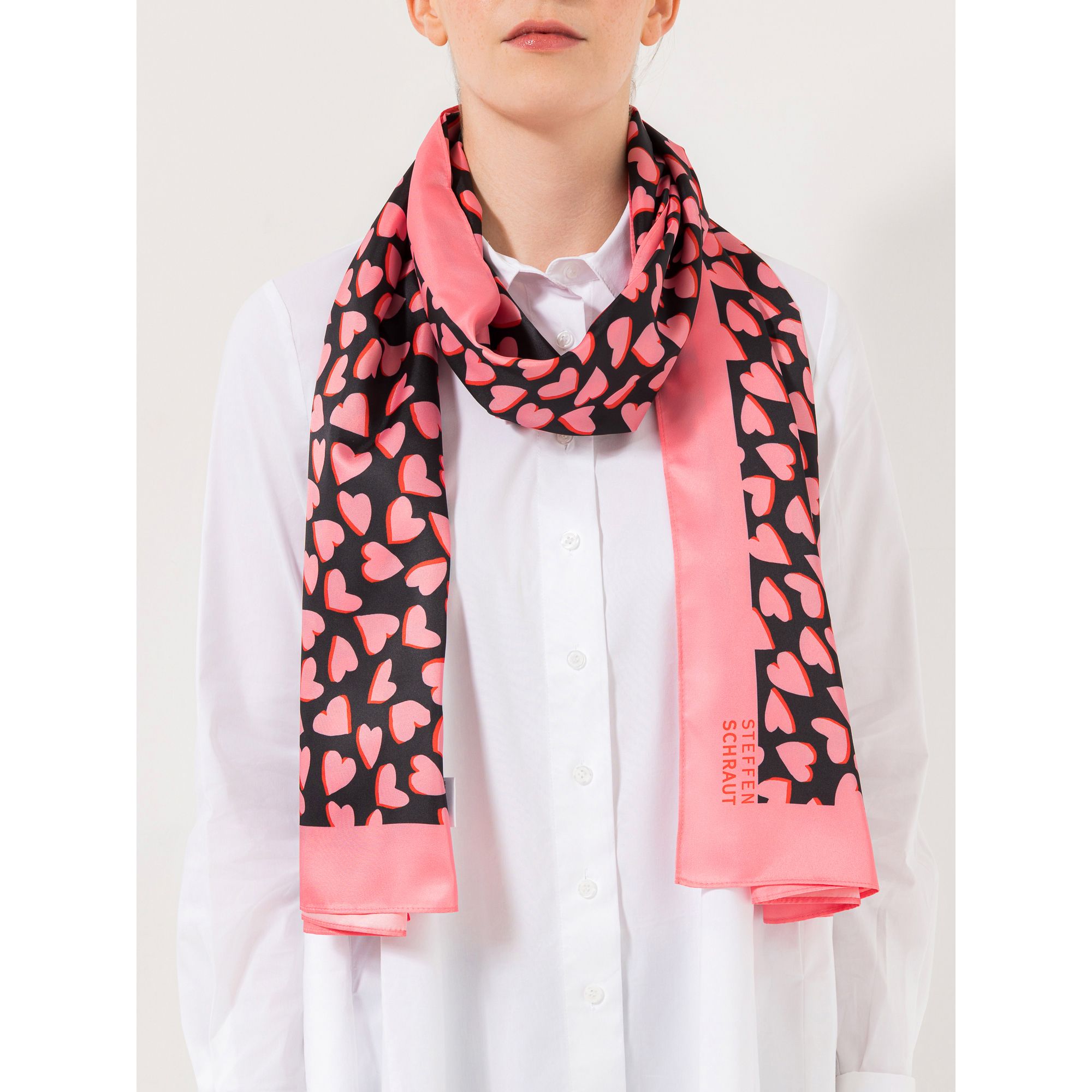 STEFFEN SCHRAUT Schal Caracas Twill-Stoff Allover-Druck ca. 190x90cm