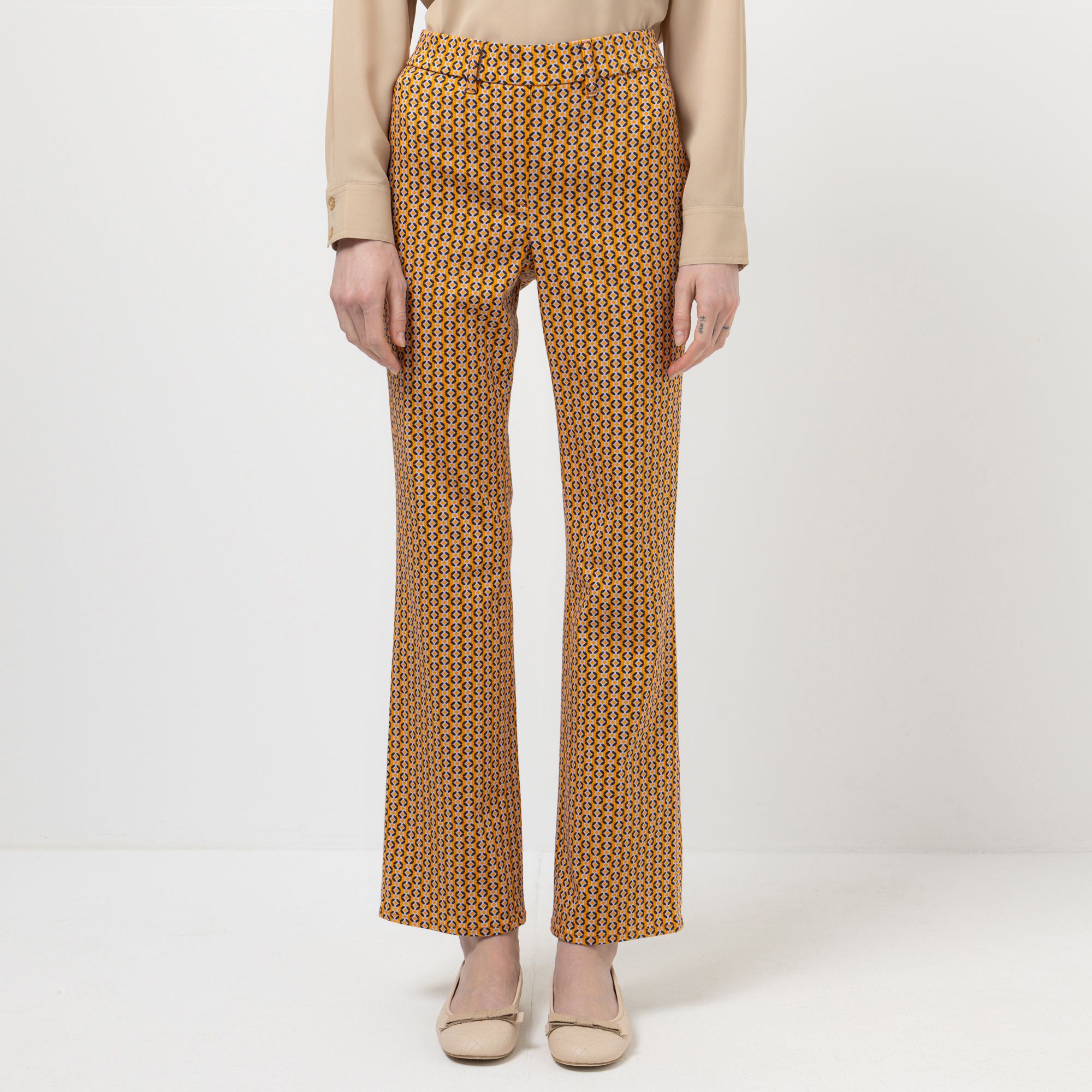 STEFFEN SCHRAUT Jeggings, lange Länge Rundumdehnbund Gürtelschlaufen gerades Bein