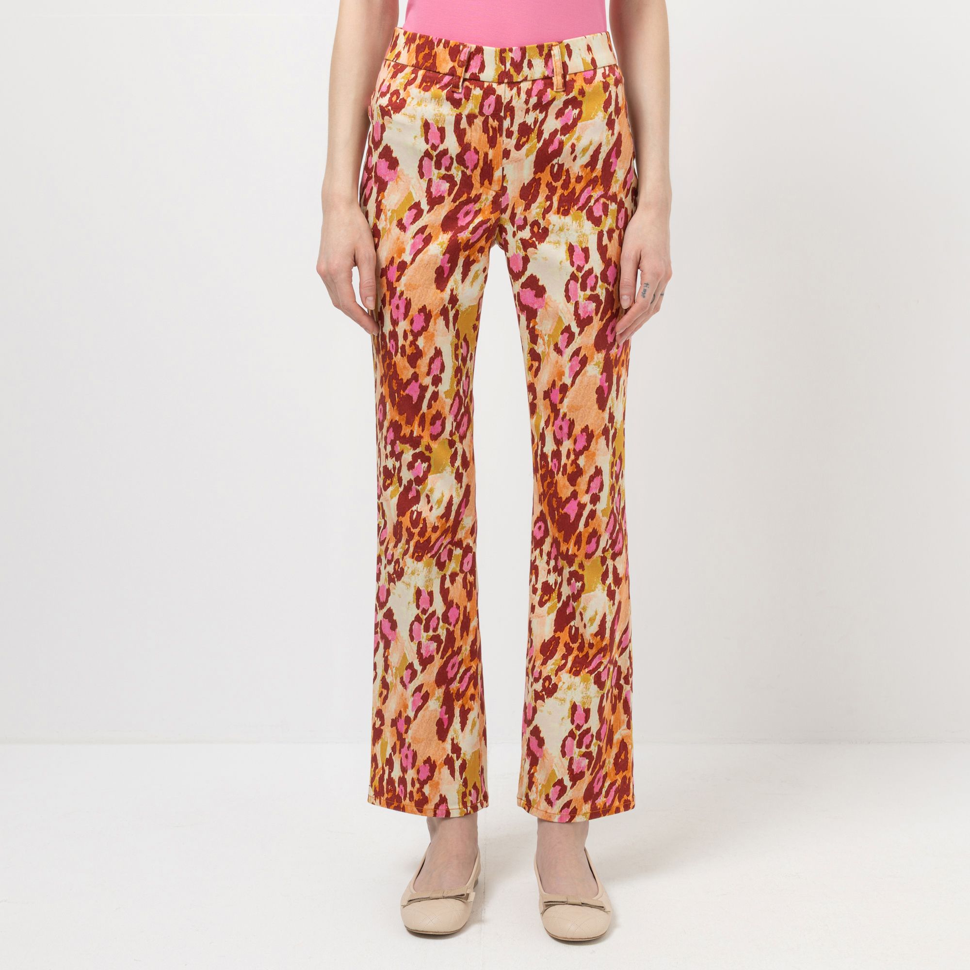 STEFFEN SCHRAUT Jeggings, lange Länge Rundumdehnbund Gürtelschlaufen gerades Bein