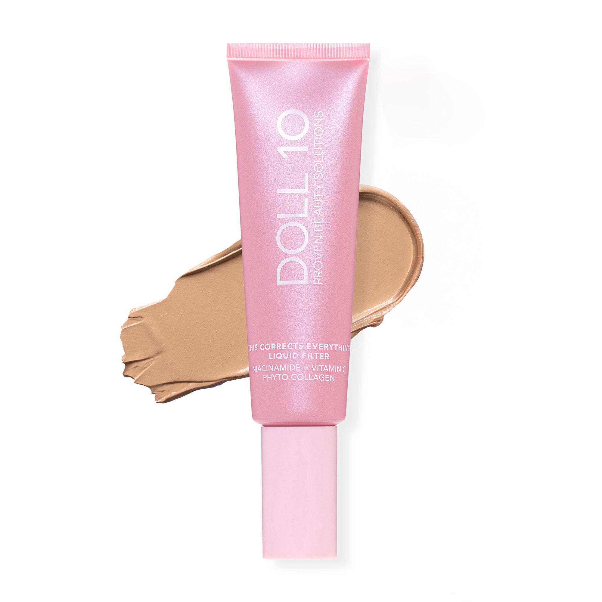 DOLL 10 BEAUTY T.C.E Liquid Filter Foundation mit Niacinamid 30ml