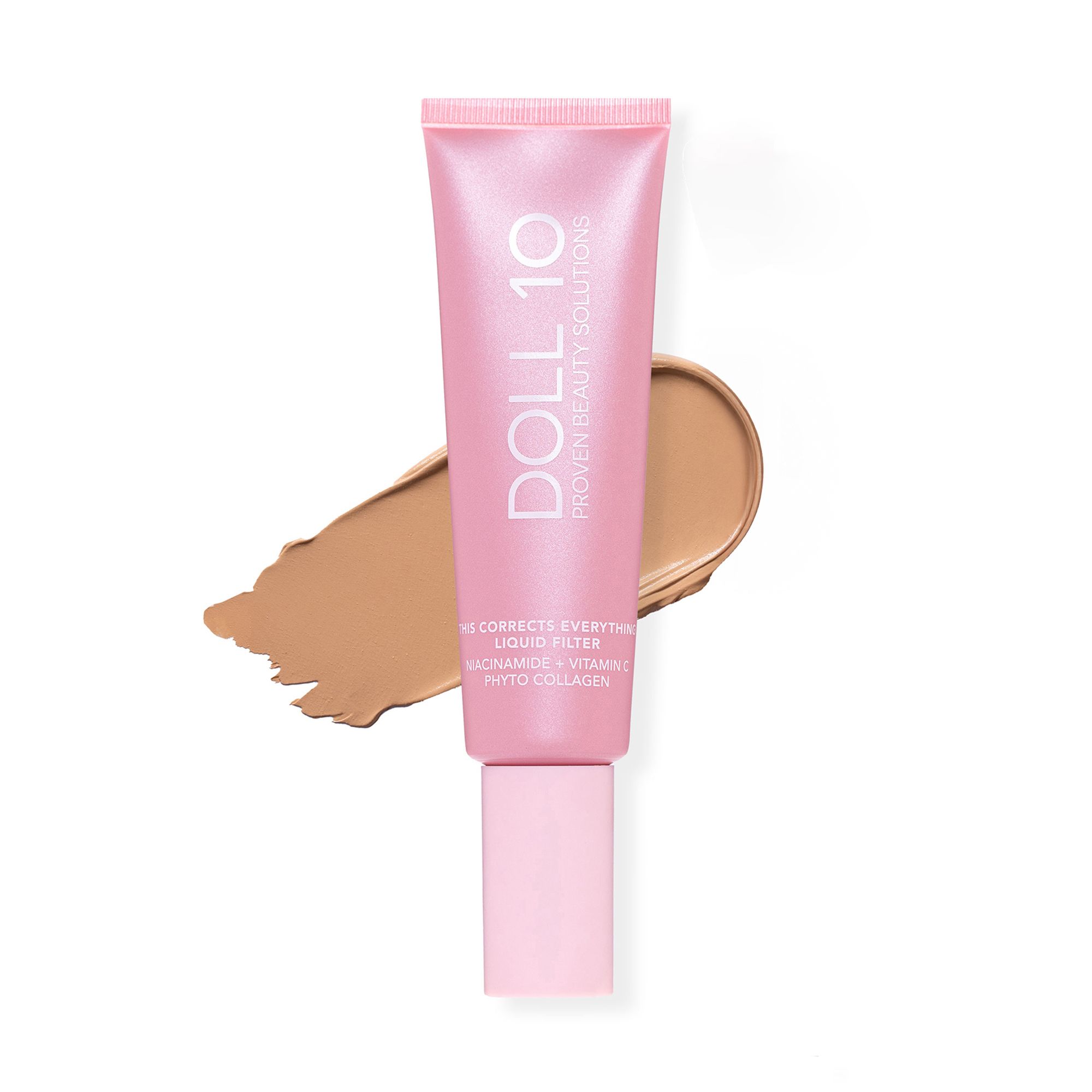 DOLL 10 BEAUTY T.C.E Liquid Filter Foundation mit Niacinamid 30ml