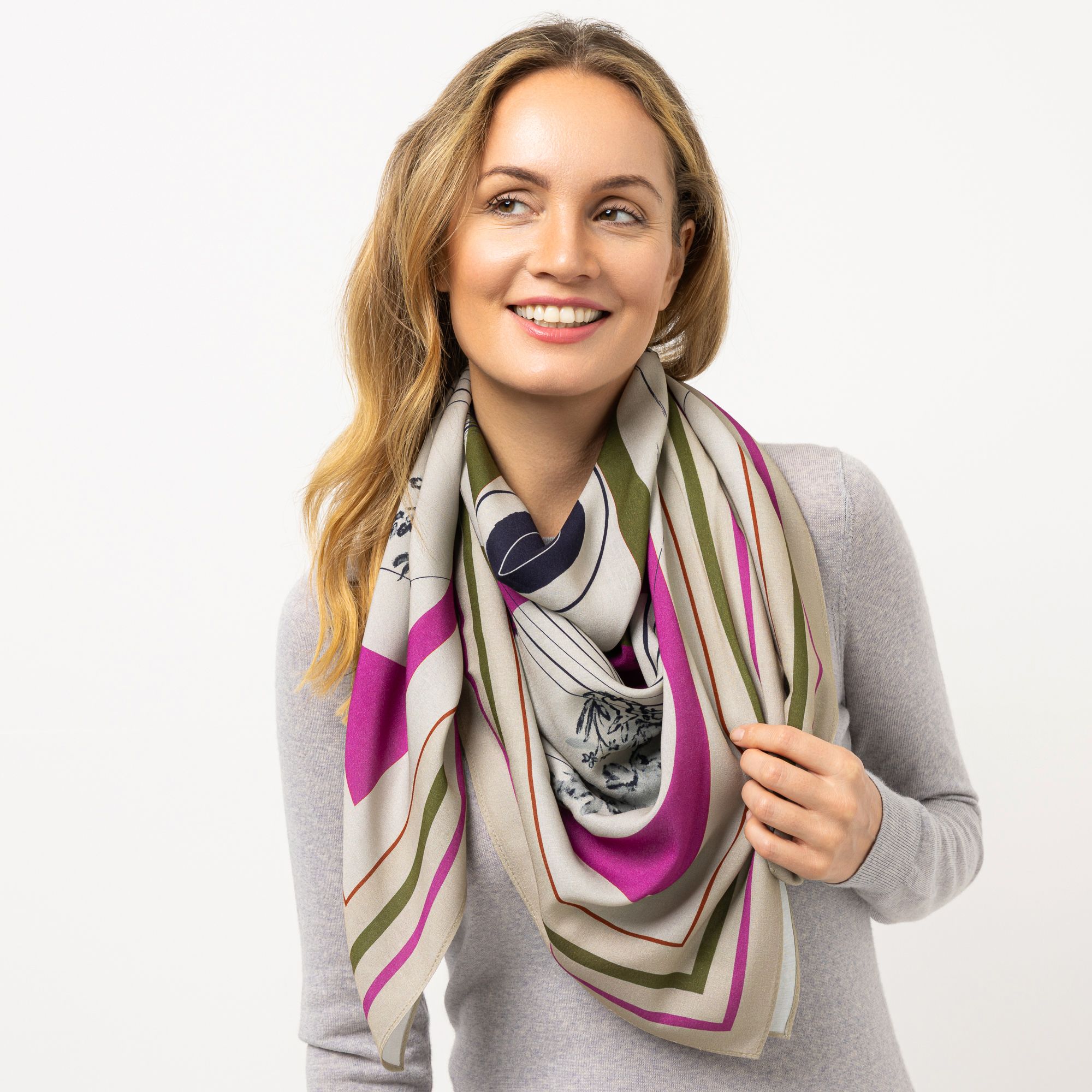 DAWID by Dawid Tomaszewski Tuch, gewebt Exklusivdruck ca. 110 x110 cm