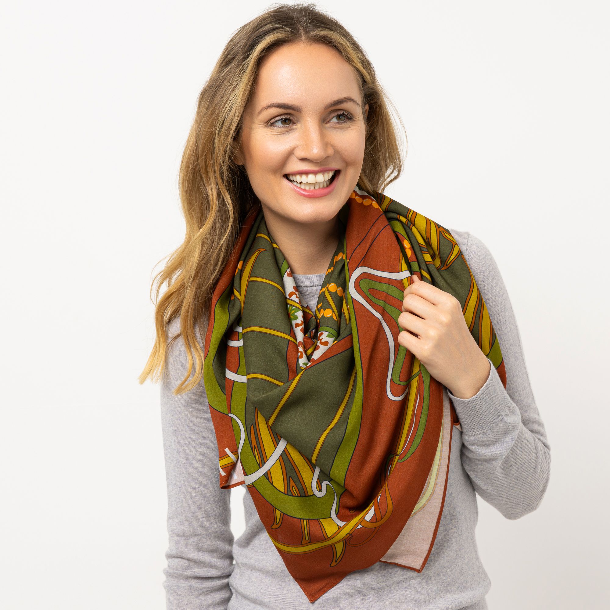 DAWID by Dawid Tomaszewski Tuch, gewebt Exklusivdruck ca. 110 x110 cm