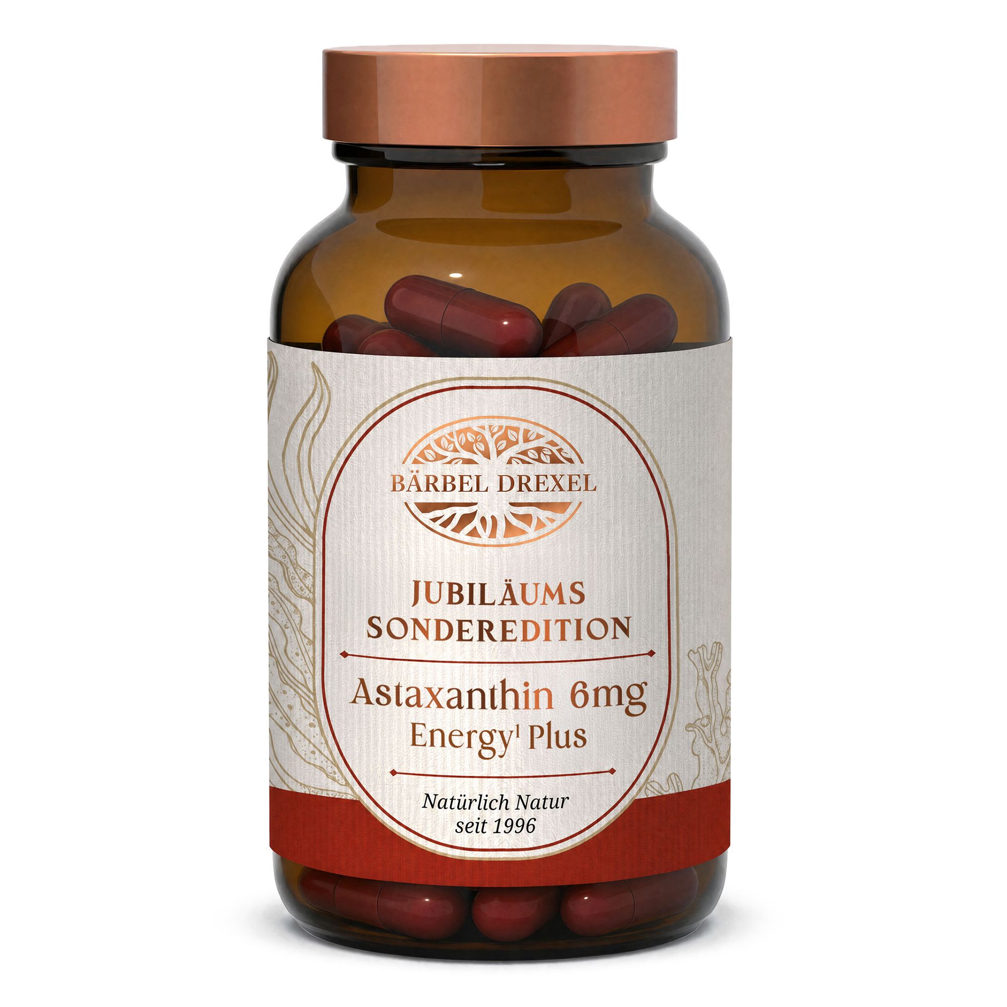 BÄRBEL DREXEL Astaxanthin 6mg Energy Plus Kapseln 90 Stück für 90 Tage