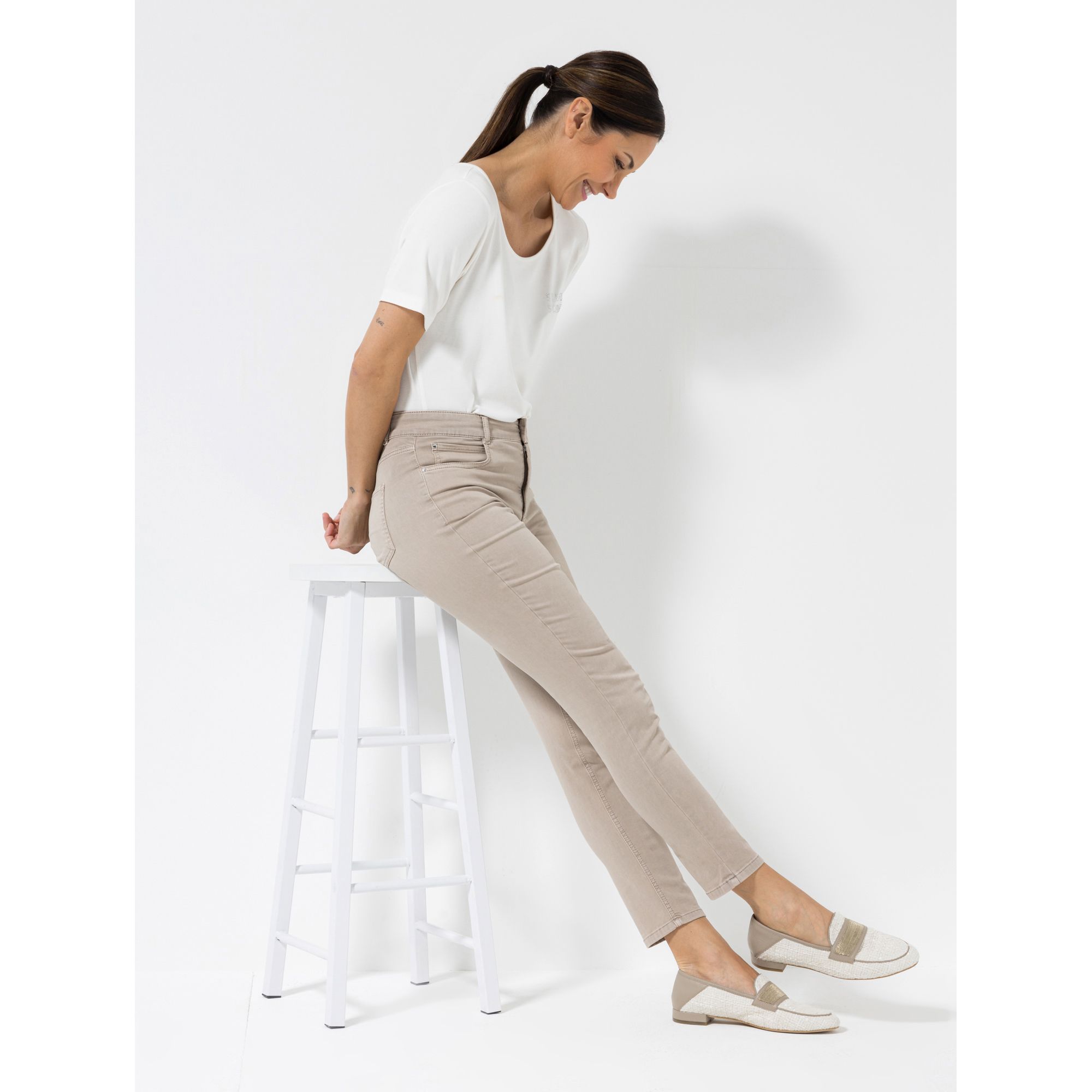 STEFFEN SCHRAUT Hose Valencia knöchellang OEKO-TEX® schmale Form