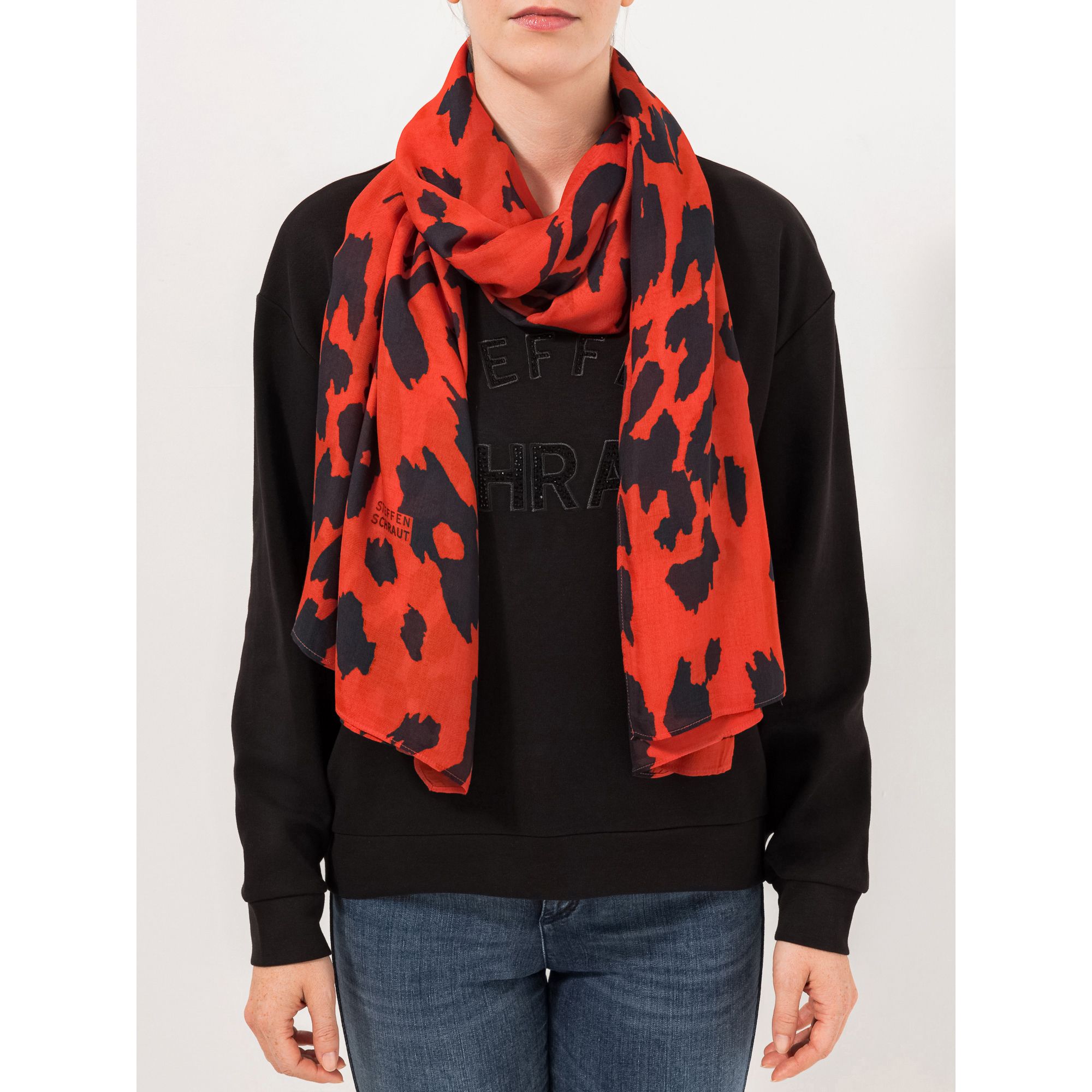 STEFFEN SCHRAUT Tuch Biarritz Allover-Druck aus ECOVER Viskose ca. 100x200cm