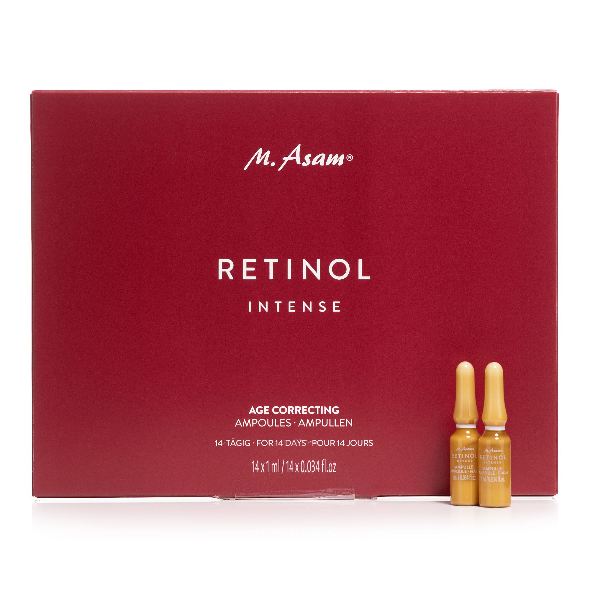 M.ASAM® Retinol Intense Age Correcting Ampoules 14x 1ml