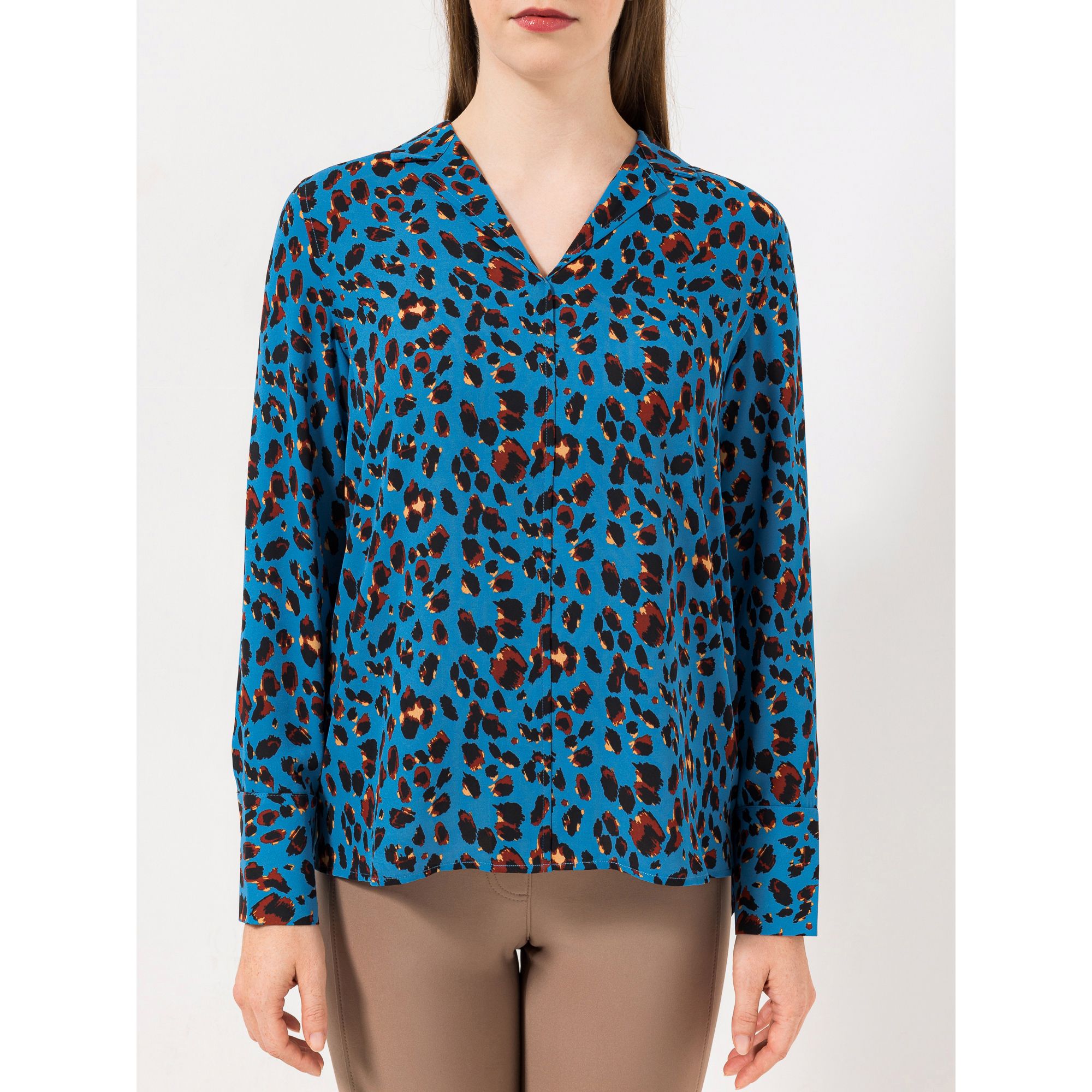 STEFFEN SCHRAUT Bluse Reverskragen Chiffonqualität leger weit