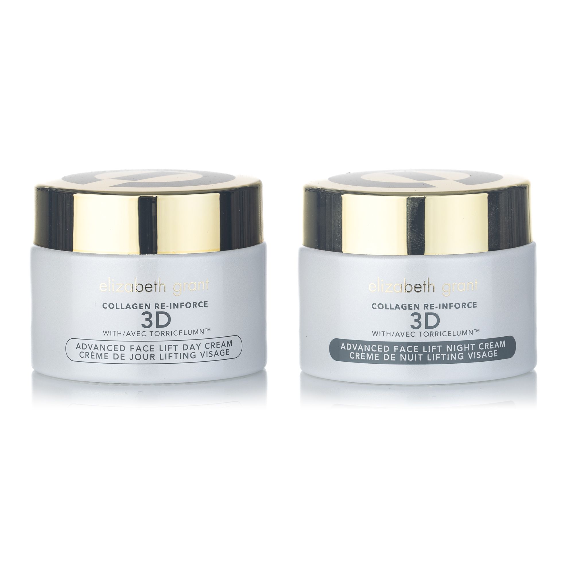 ELIZABETH GRANT Collagen Re-Inforce 3D Advanced Face Lift Tages-u. Nachtcreme je 50ml
