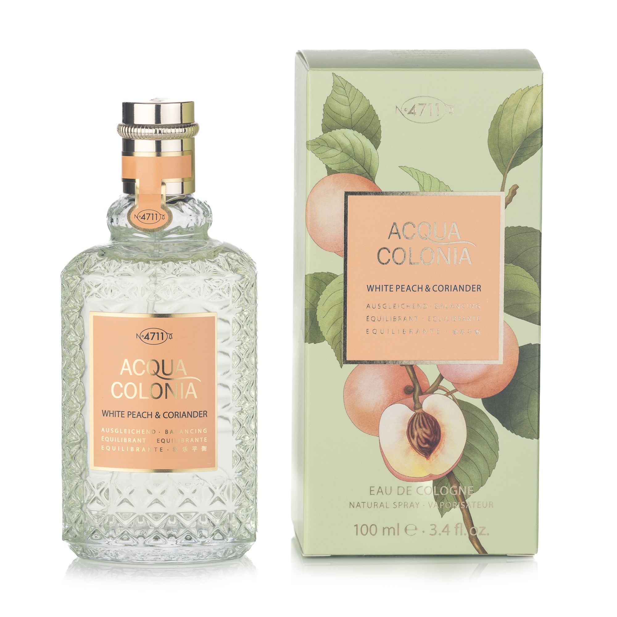 4711 Acqua Colonia White Peach & Coriander Eau de Cologne 100ml