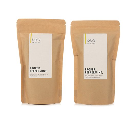 tea exclusive Propper Peppermint Bio Pfefferminztee vegan; koffeinfrei 2x70g im Beutel